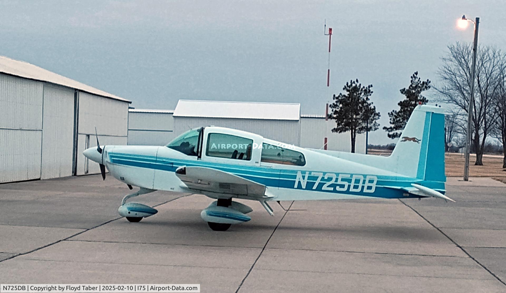 N725DB, 1976 Grumman American AA-5A Cheetah C/N AA5A-0126, Just got back from flying