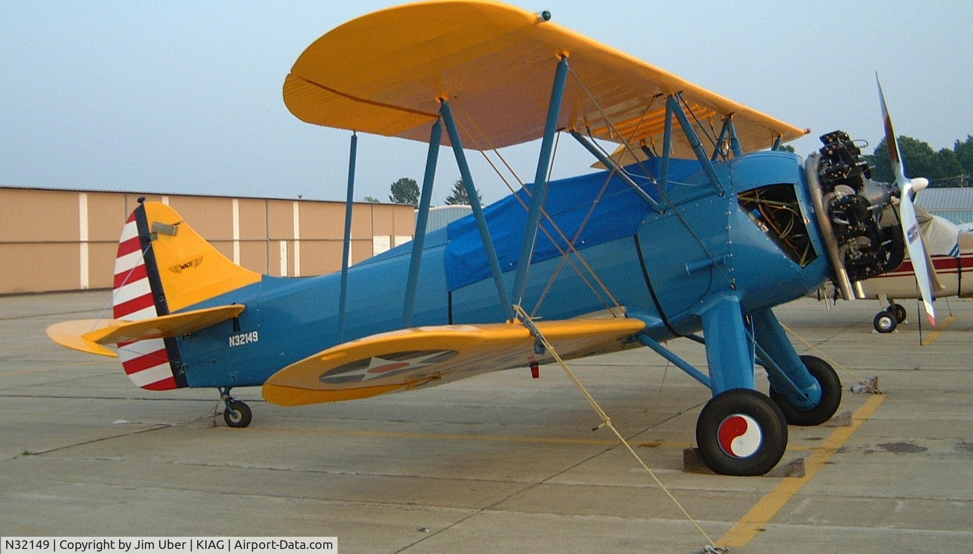 N32149, 1941 Waco UPF-7 C/N 5781, UPF7 on ramp at Niagara