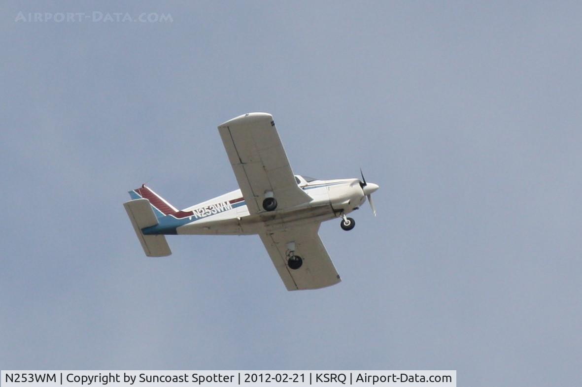 N253WM, 1964 Piper PA-28-180 C/N 28-2026, N253WM departs Runway 14 at Sarasota-Bradenton International Airport