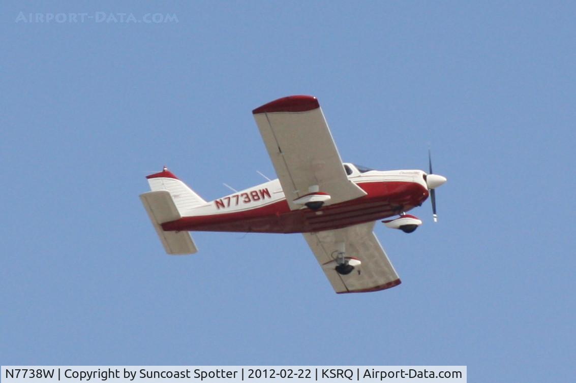 N7738W, 1965 Piper PA-28-180 C/N 28-2915, N7738W departs Runway 14 at Sarasota-Bradenton International Airport