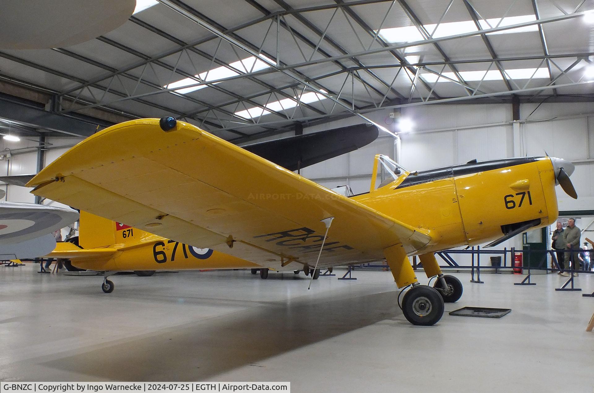 G-BNZC, 1952 De Havilland DHC-1 Chipmunk 22 C/N C1/0778, De Havilland DHC-1 Chipmunk 22 at the Shuttleworth Collection, Biggleswade