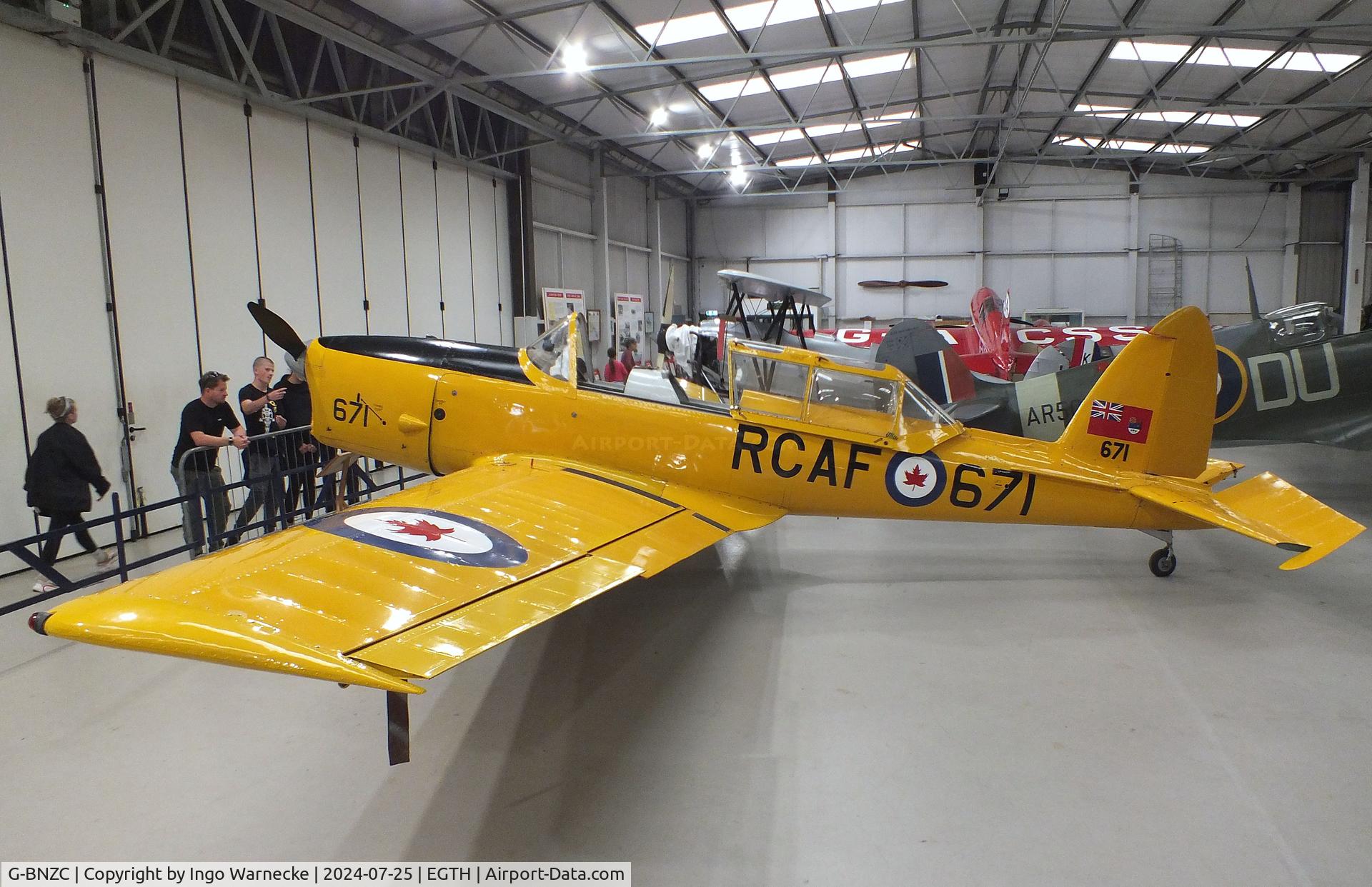 G-BNZC, 1952 De Havilland DHC-1 Chipmunk 22 C/N C1/0778, De Havilland DHC-1 Chipmunk 22 at the Shuttleworth Collection, Biggleswade