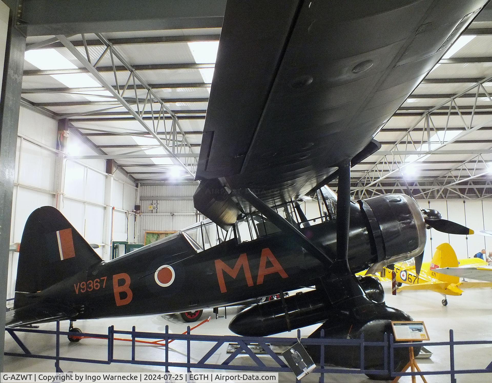 G-AZWT, 1938 Westland Lysander IIIA C/N Y1536, Westland Lysander IIIA at the Shuttleworth Collection, Biggleswade