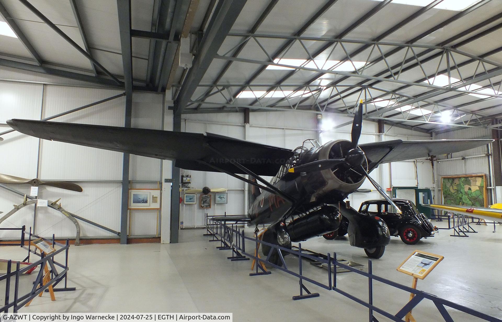 G-AZWT, 1938 Westland Lysander IIIA C/N Y1536, Westland Lysander IIIA at the Shuttleworth Collection, Biggleswade