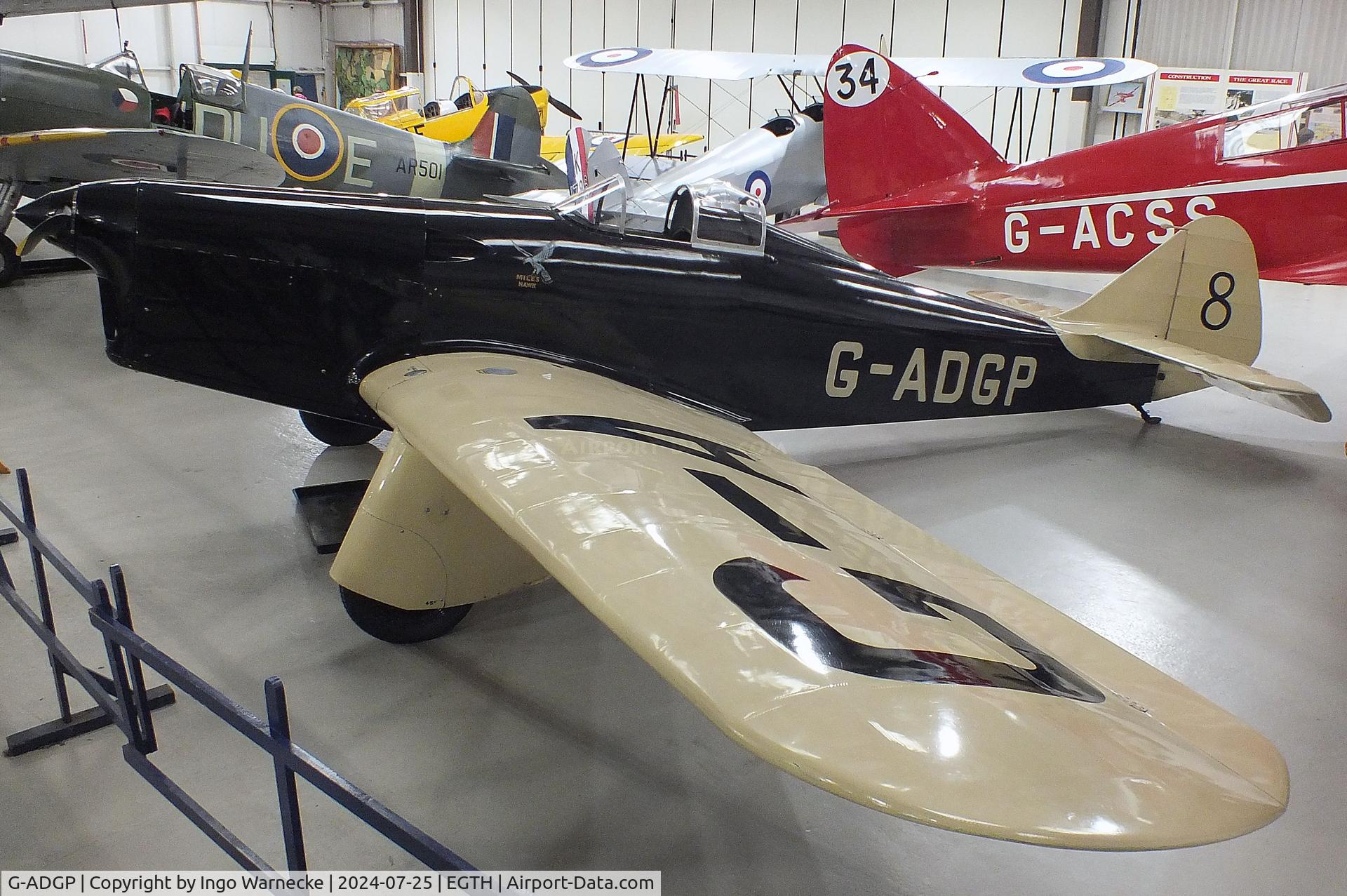 G-ADGP, 1935 Miles M.2L Hawk Speed Six C/N 160, Miles M.2L Hawk Speed Six at the Shuttleworth Collection, Biggleswade