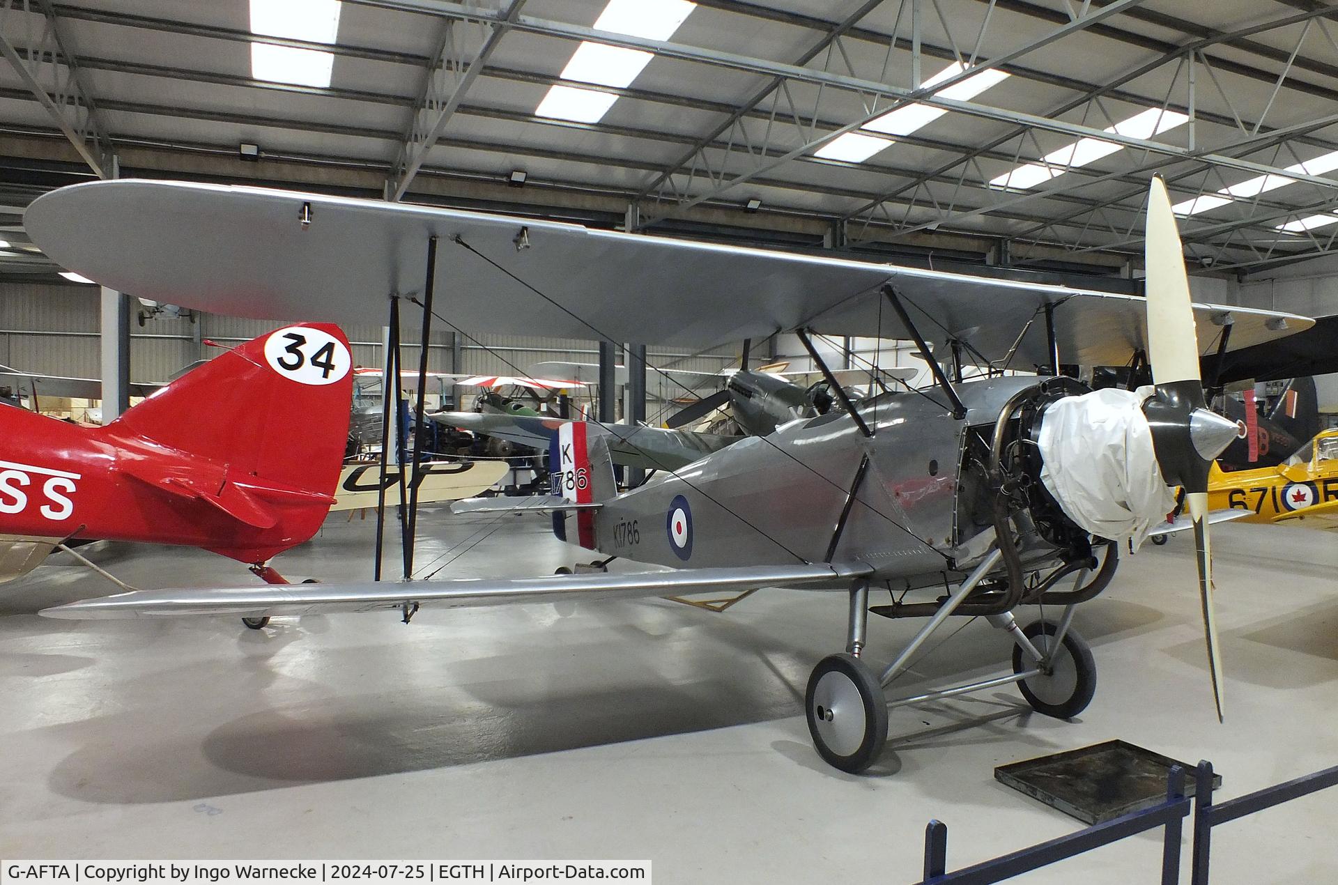 G-AFTA, 1931 Hawker Tomtit Mk1 C/N 30380, Hawker Tomtit Mk1 at the Shuttleworth Collection, Biggleswade