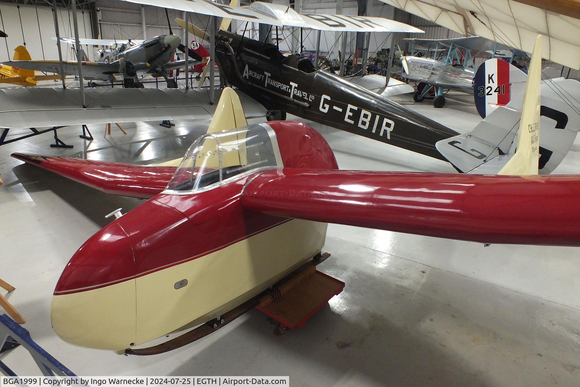 BGA1999, 1955 Fauvel AV-36 C/N 133, Fauvel AV-36 at the Shuttleworth Collection, Biggleswade