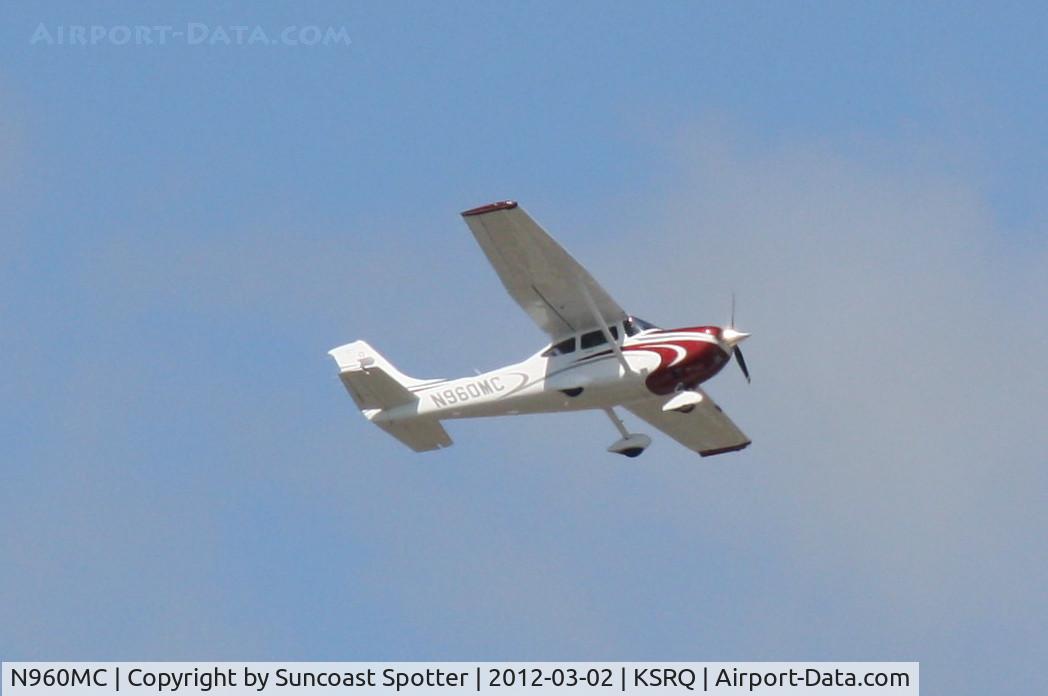 N960MC, 2009 Cessna T182T Turbo Skylane C/N T18208960, N960MC departs SRQ