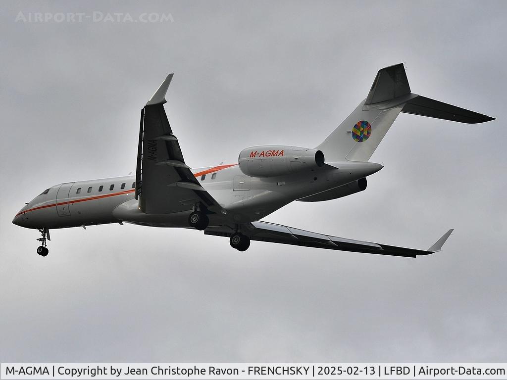 M-AGMA, 2009 Bombardier BD-700-1A10 Global Express C/N 9347, London (STN)	Bordeaux (BOD)	(MAGMA)