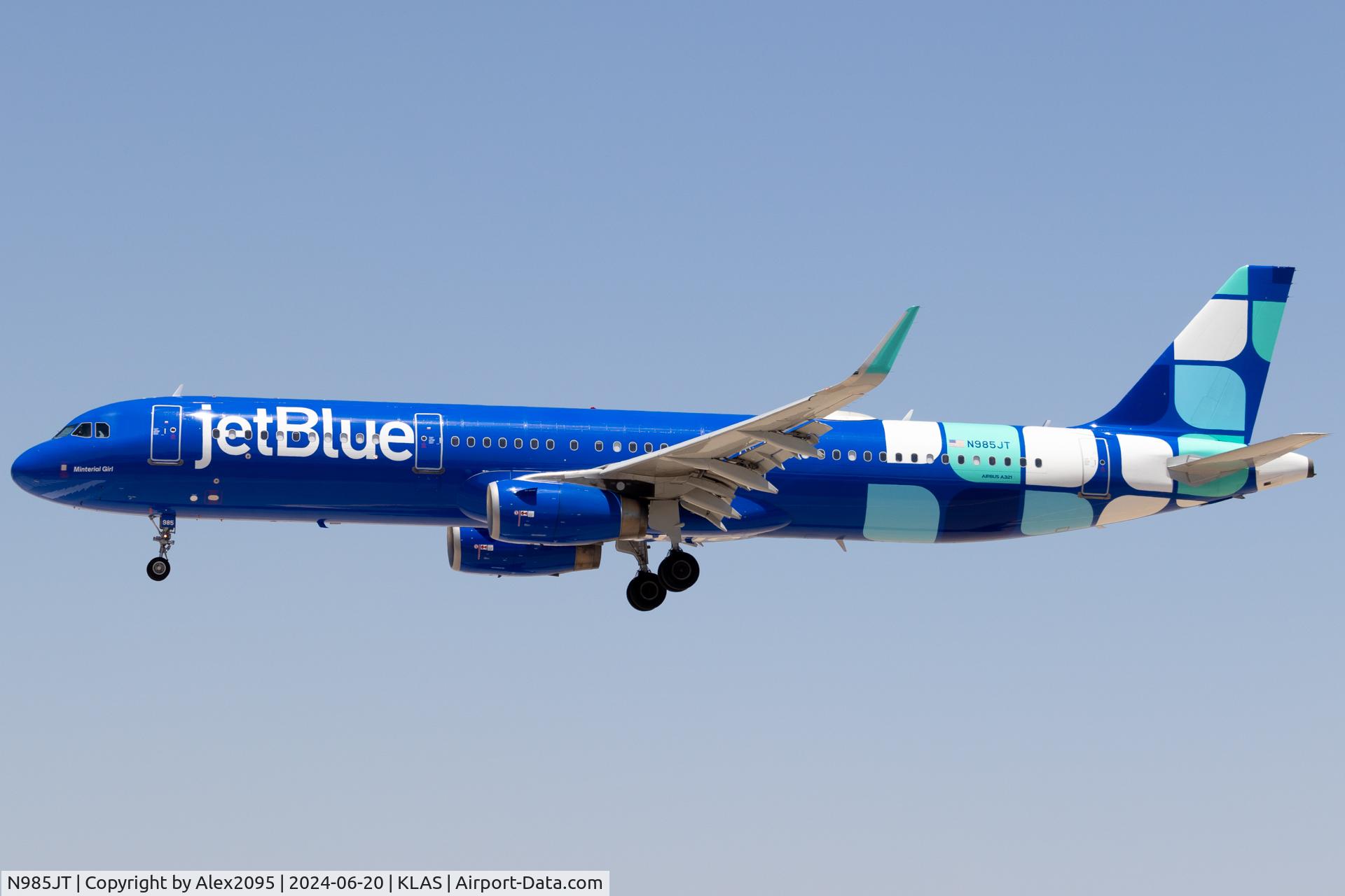 N985JT, 2017 Airbus A321-231 C/N 7798, JetBlue 
