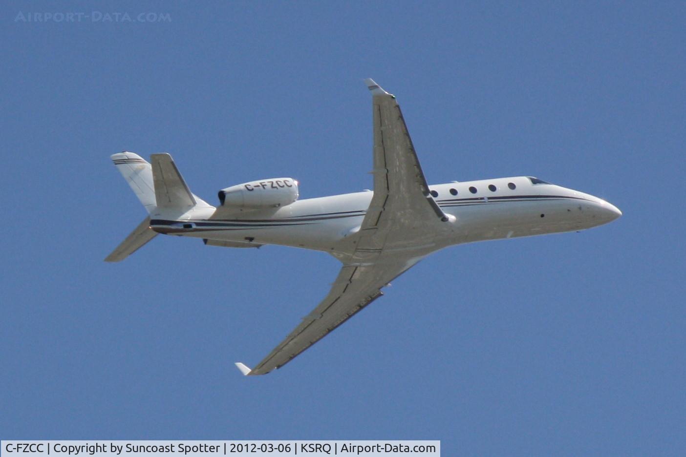 C-FZCC, 2009 Israel Aircraft Industries G150 C/N 285, CFZCC departs Runway 14 at Sarasota-Bradenton International Airport