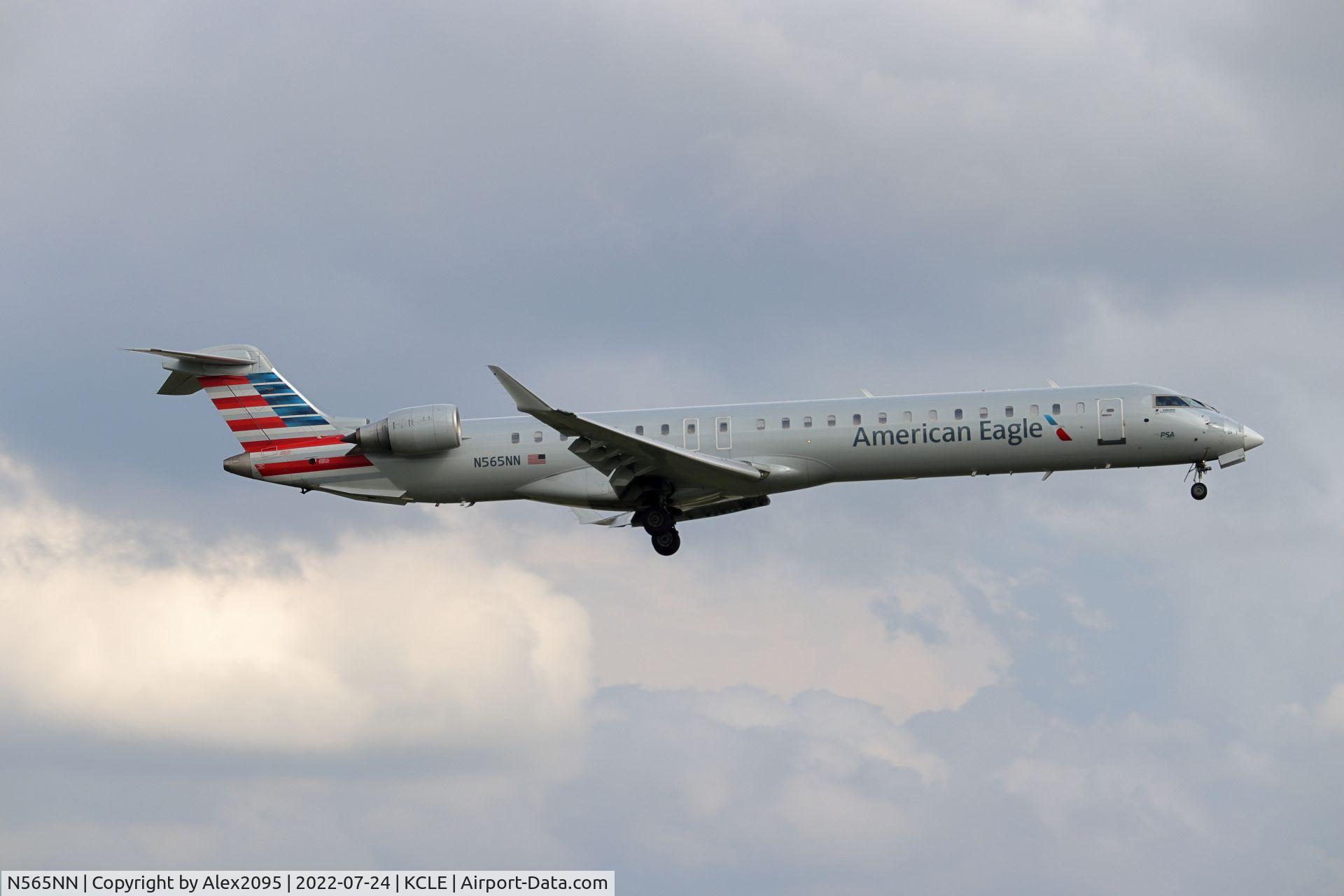 N565NN, 2015 Bombardier CRJ-900 (CL-600-2D24) C/N 15352, American Eagle #5022 KCLT-KCLE