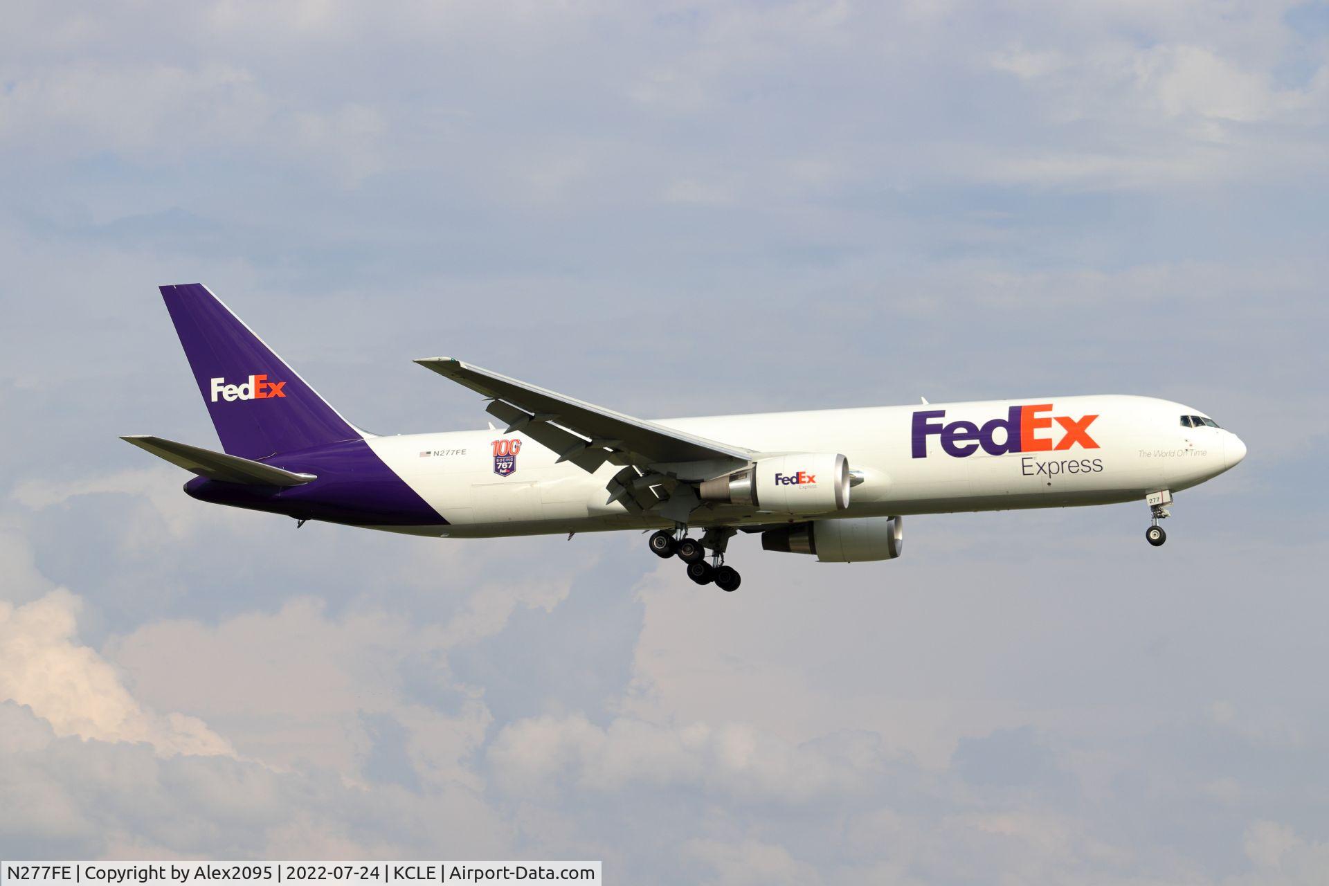 N277FE, 2021 Boeing 767-300F C/N 66246, FedEx #356 KMEM-KCLE