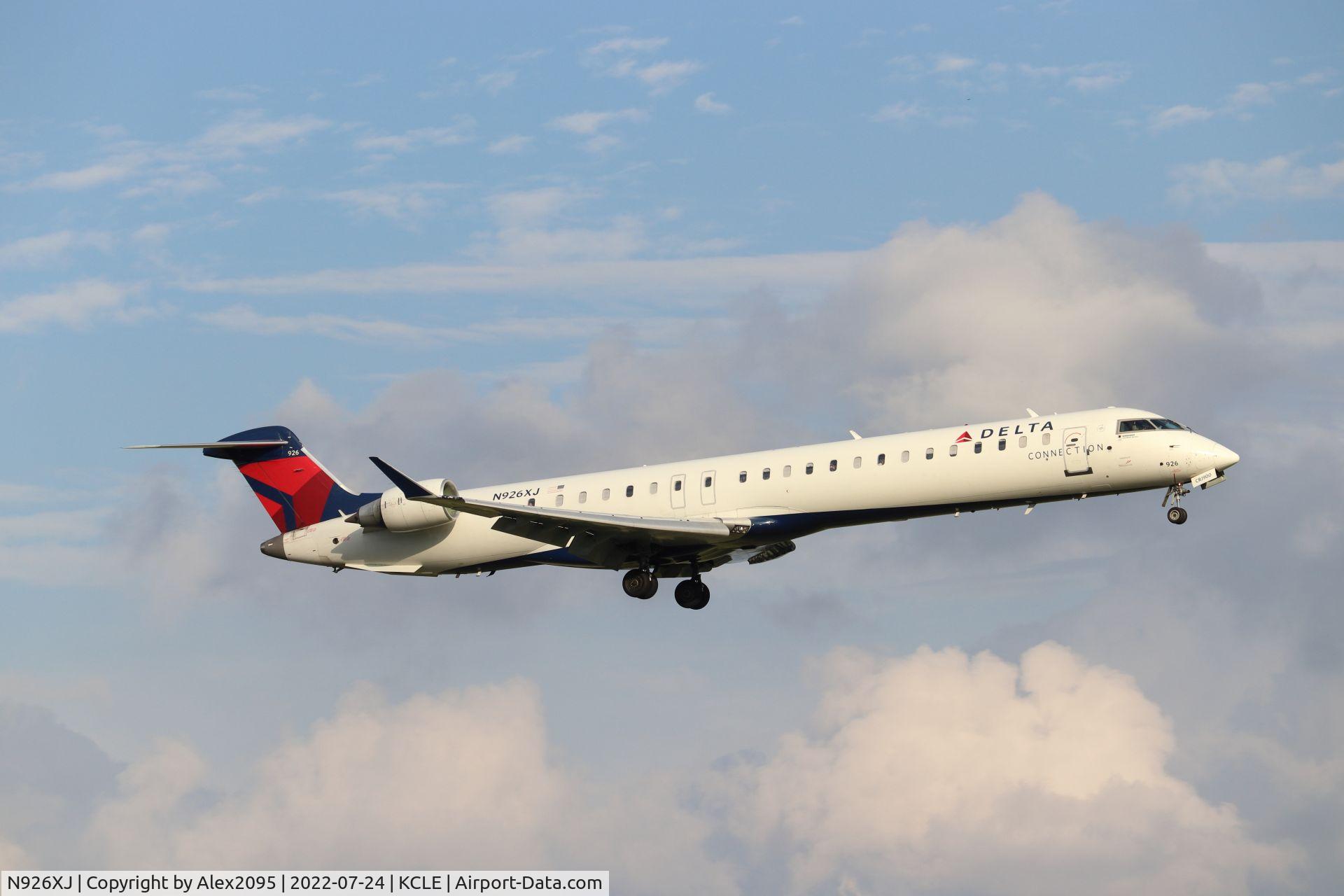 N926XJ, 2008 Canadair CL-600-2D24 Regional Jet CRJ-900 C/N 15184, Delta Connection #4909 KLGA-KCLE