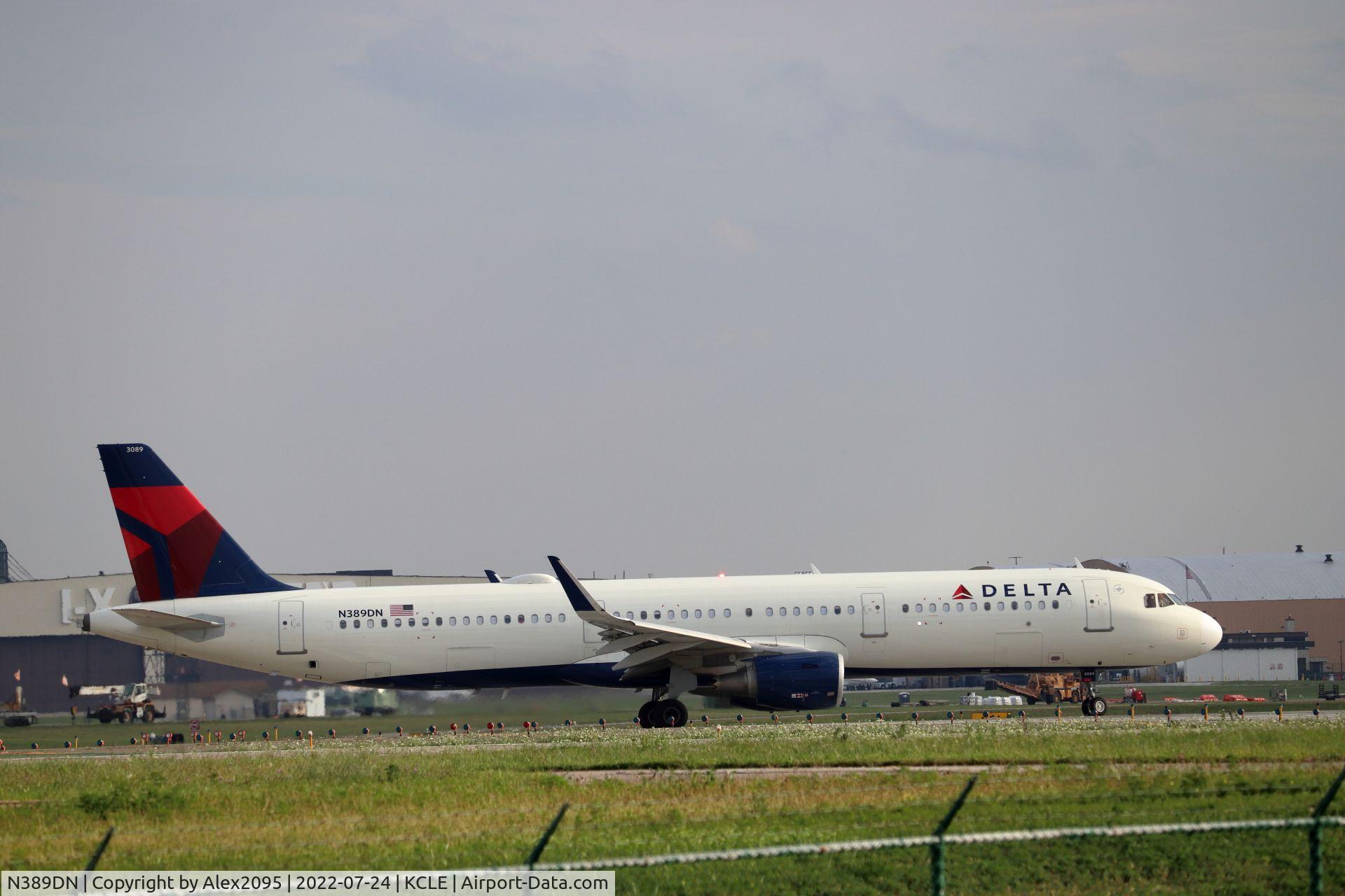 N389DN, 2020 Airbus A321-211 C/N 9057, Delta #665 KCLE-KATL