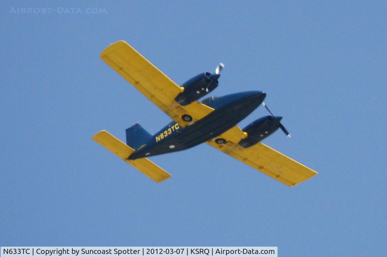 N633TC, 1980 Piper PA-34-200T C/N 34-8070314, N633TC departs Runway 14 at Sarasota-Bradenton International Airport