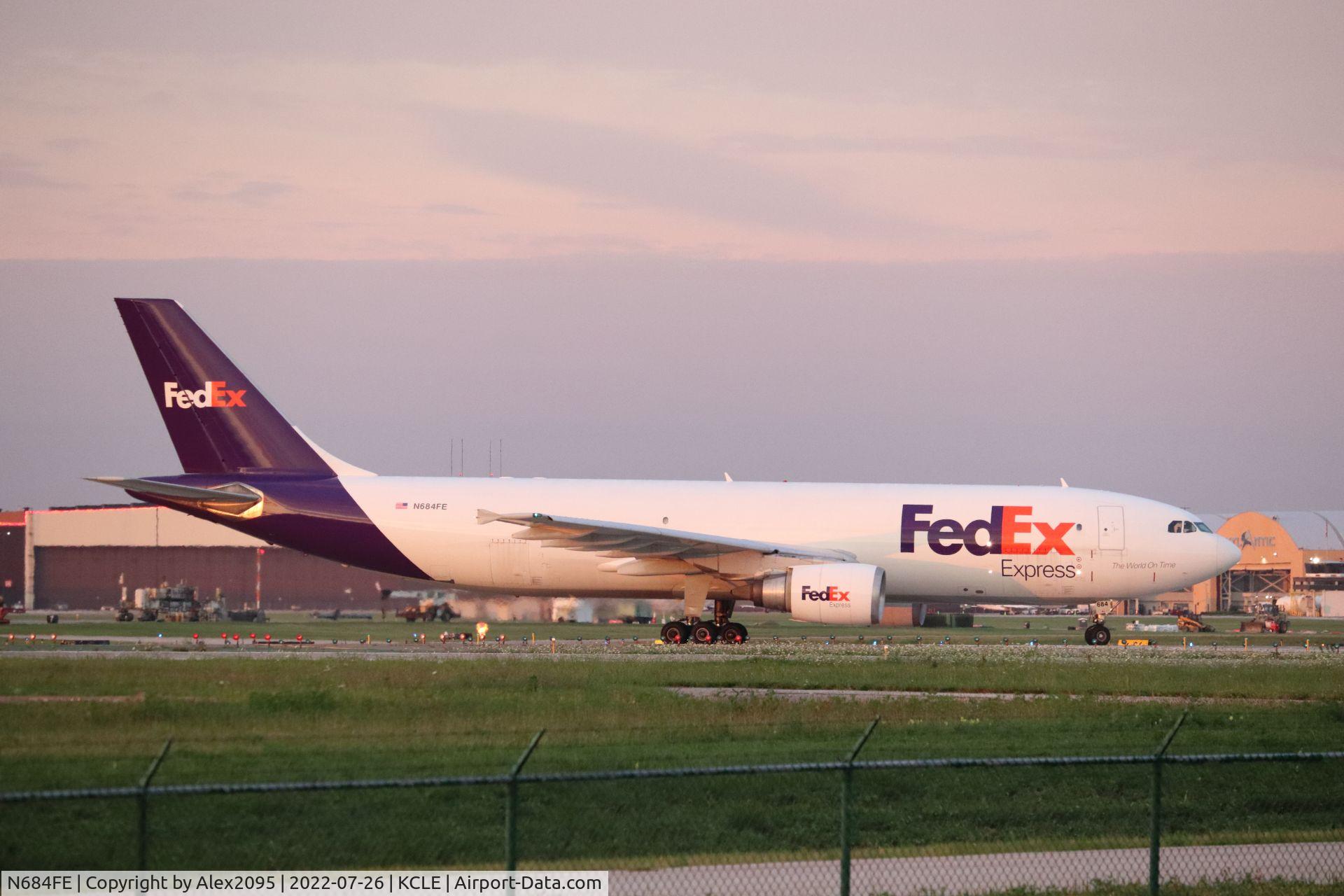 N684FE, 1999 Airbus A300F4-605R C/N 0802, FedEx #1731 KCLE-KIND