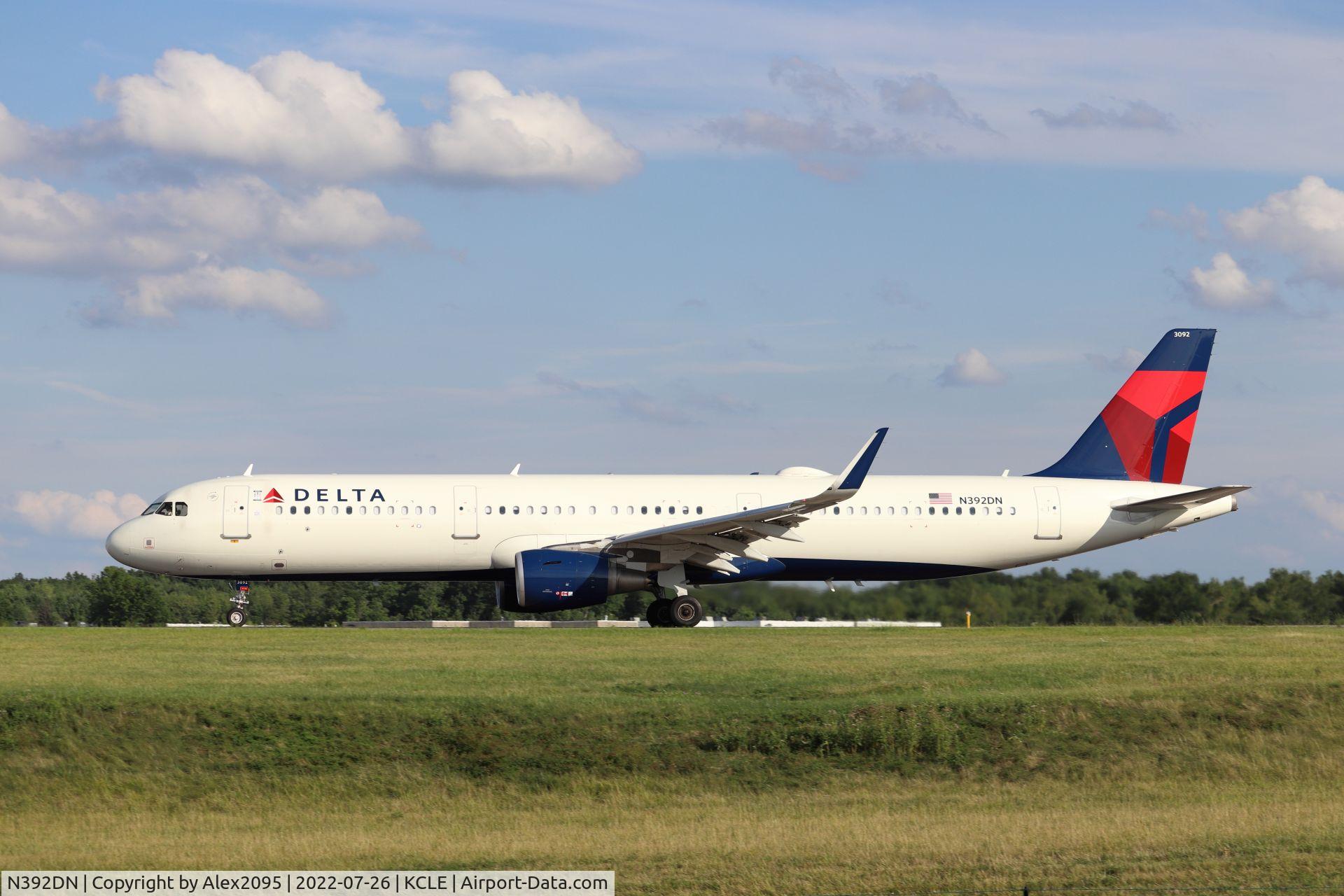 N392DN, 2019 Airbus A321-211 C/N 9028, Delta #665 KCLE-KATL