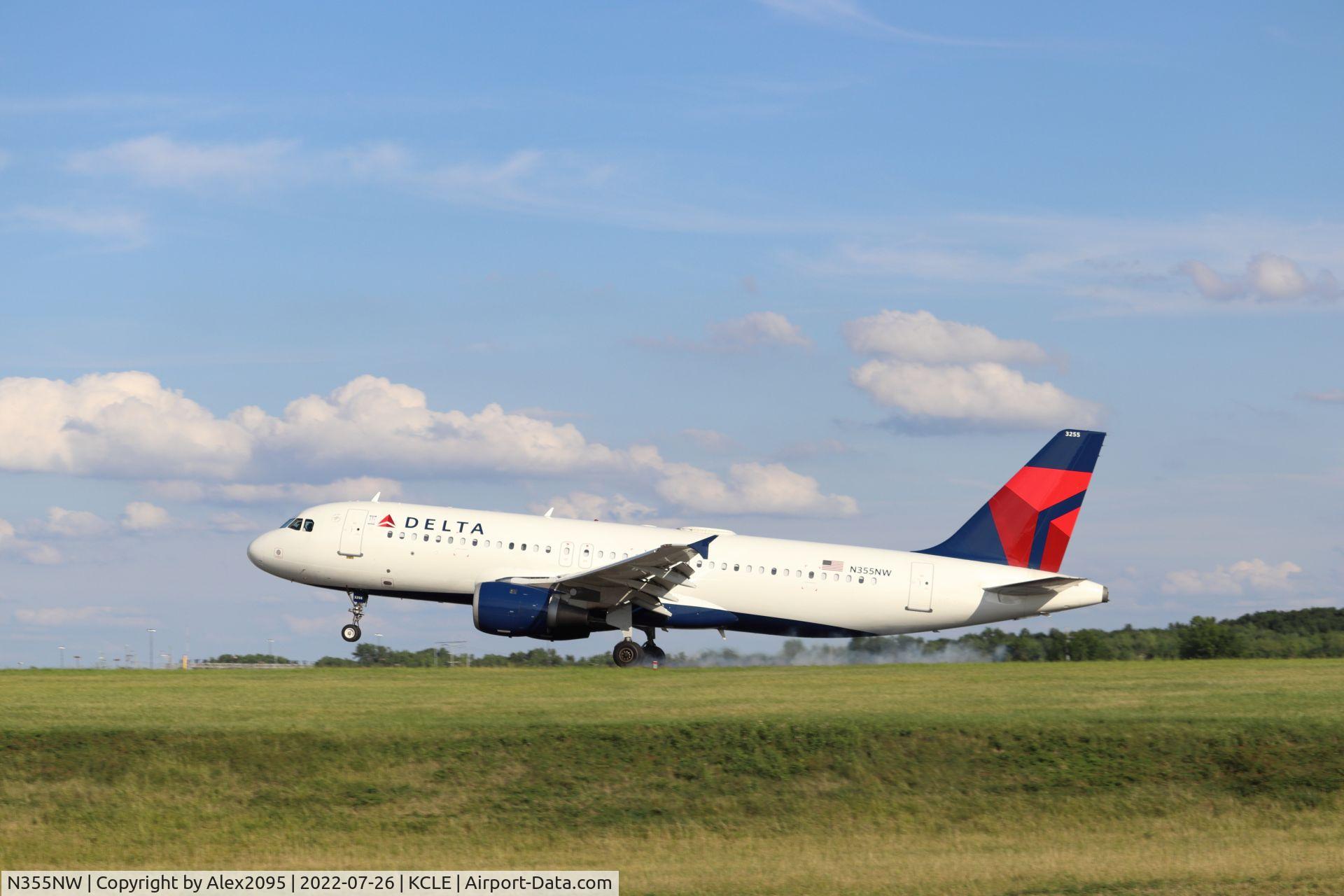 N355NW, 1998 Airbus A320-212 C/N 807, Delta #2286 KATL-KCLE