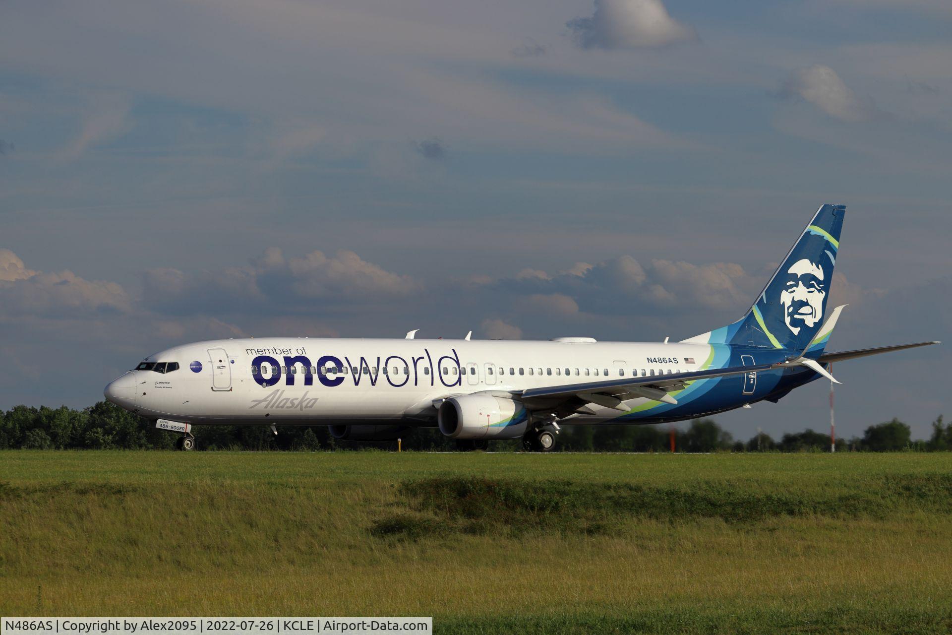 N486AS, 2015 Boeing 737-990/ER C/N 44107, Alaska #330 KCLE-KSEA