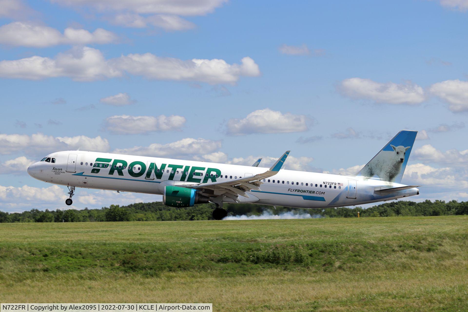 N722FR, 2018 Airbus A321-211 C/N 8579, Frontier #206 MMUN-KCLE