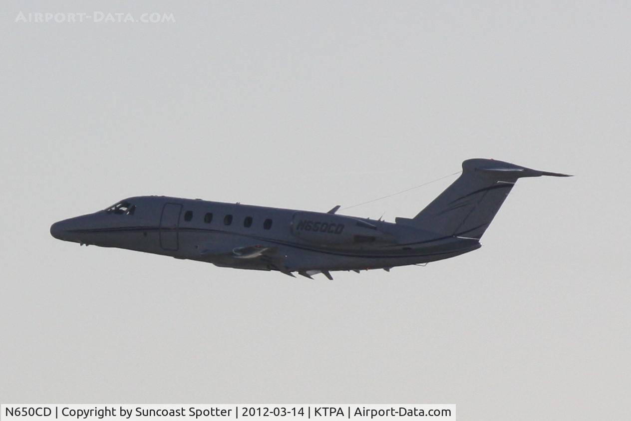 N650CD, 1984 Cessna 650 C/N 650-0066, N650CD departs Runway 1R at Tampa International Airport enroute to Providenciales International Airport