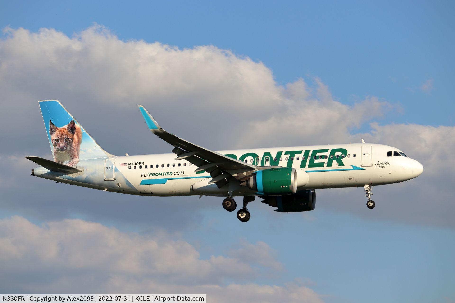 N330FR, 2018 Airbus A320-251N C/N 8219, Frontier #33 MDPC-KCLE