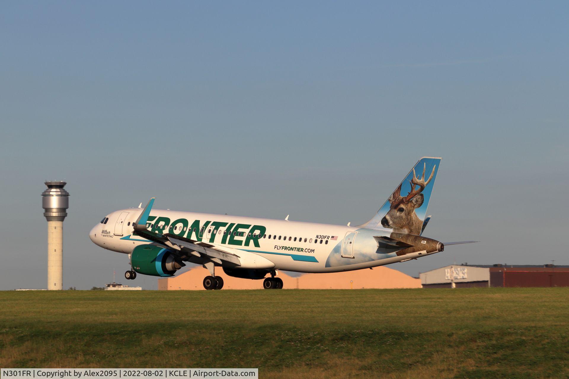 N301FR, 2016 Airbus A320-251N C/N 7141, Frontier #33 MDPC-KCLE