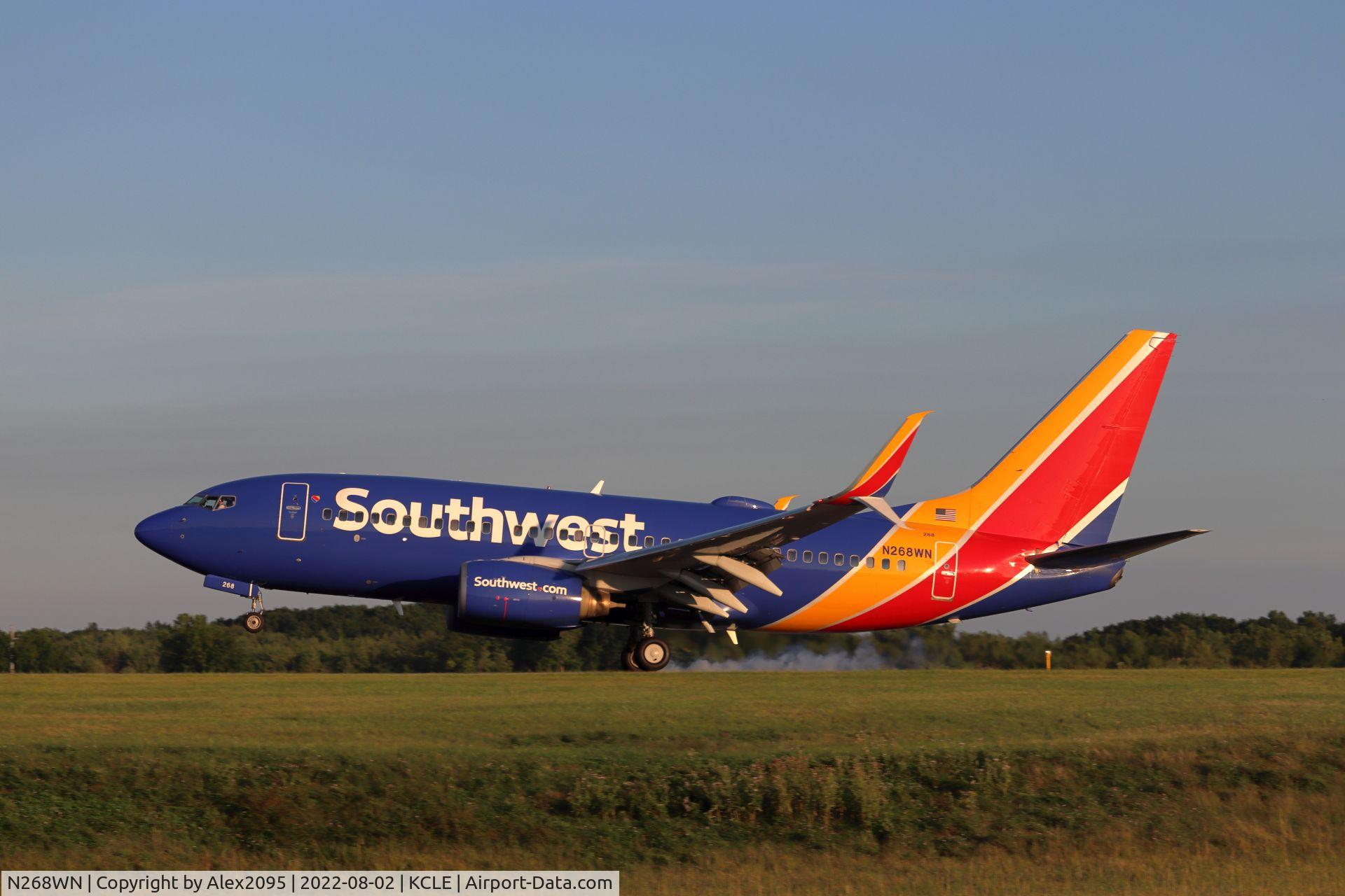 N268WN, 2007 Boeing 737-7H4 C/N 32524, Southwest #3083 KDEN-KCLE