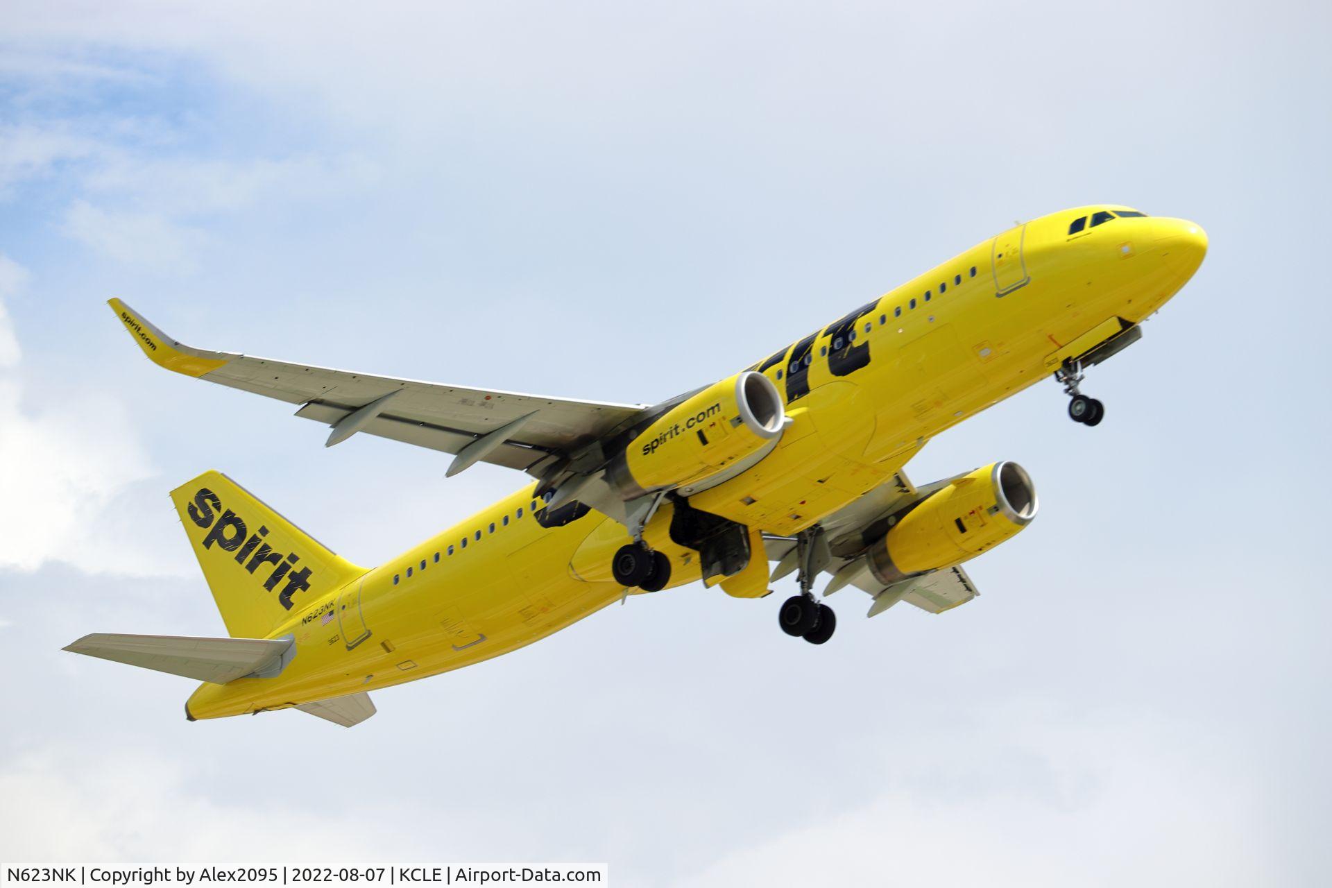 N623NK, 2013 Airbus A320-232 C/N 5861, Spirit #251 KCLE-KATL