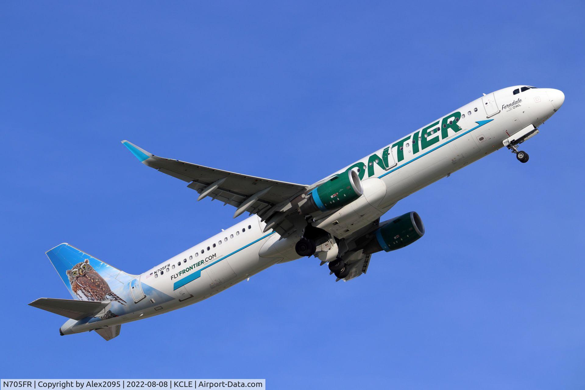 N705FR, 2015 Airbus A321-211 C/N 6891, Frontier #1047 KCLE-KMCO