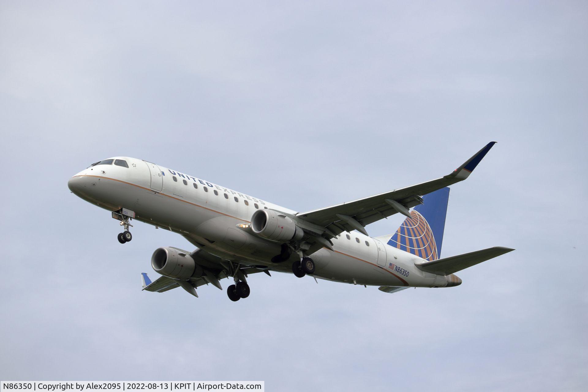 N86350, 2017 Embraer 175LR (ERJ-170-200LR) C/N 17000663, United Express #6062 KIAH-KPIT