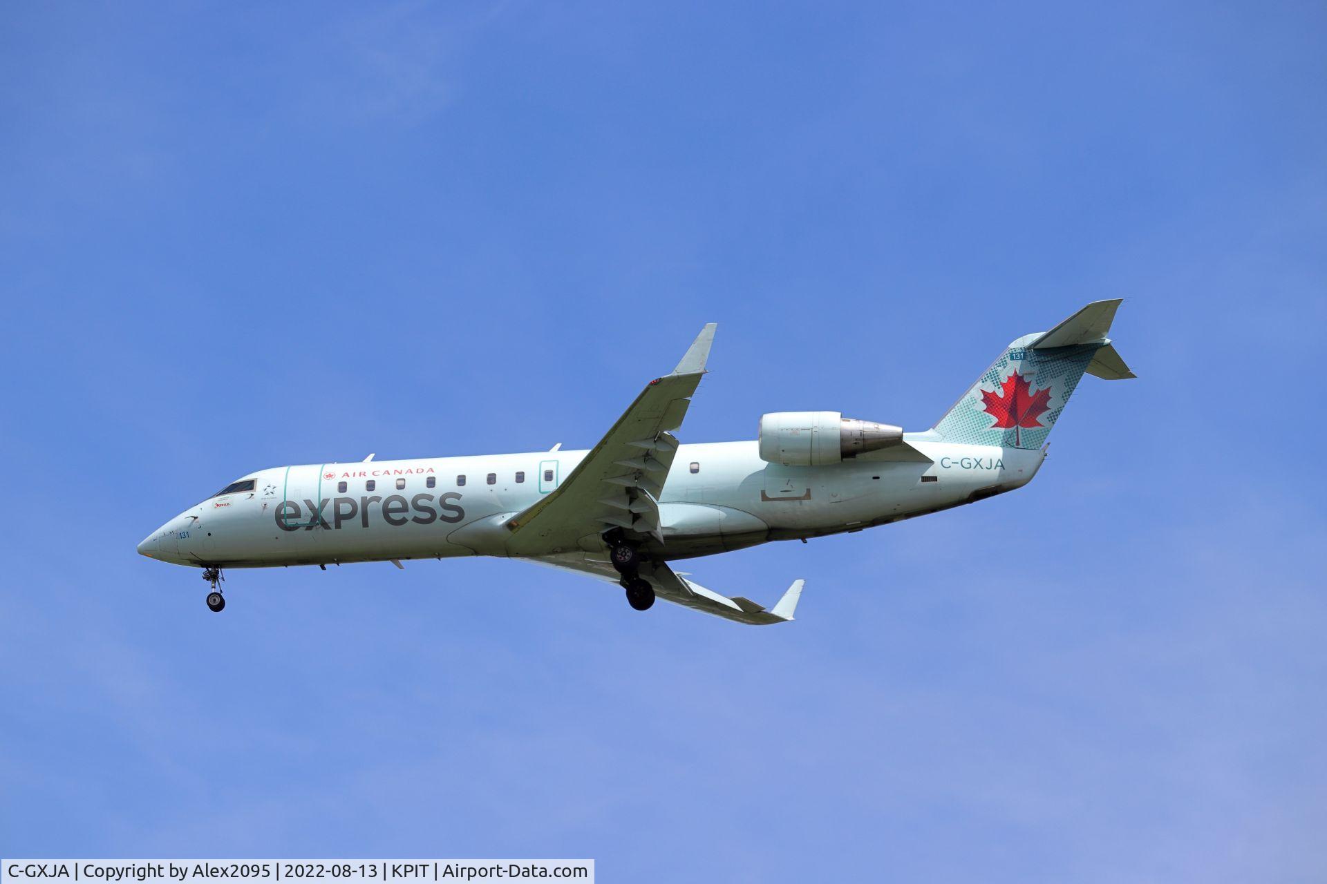 C-GXJA, 2005 Bombardier CRJ-200ER (CL-600-2B19) C/N 8017, Air Canada Express #8921 CYYZ-KPIT