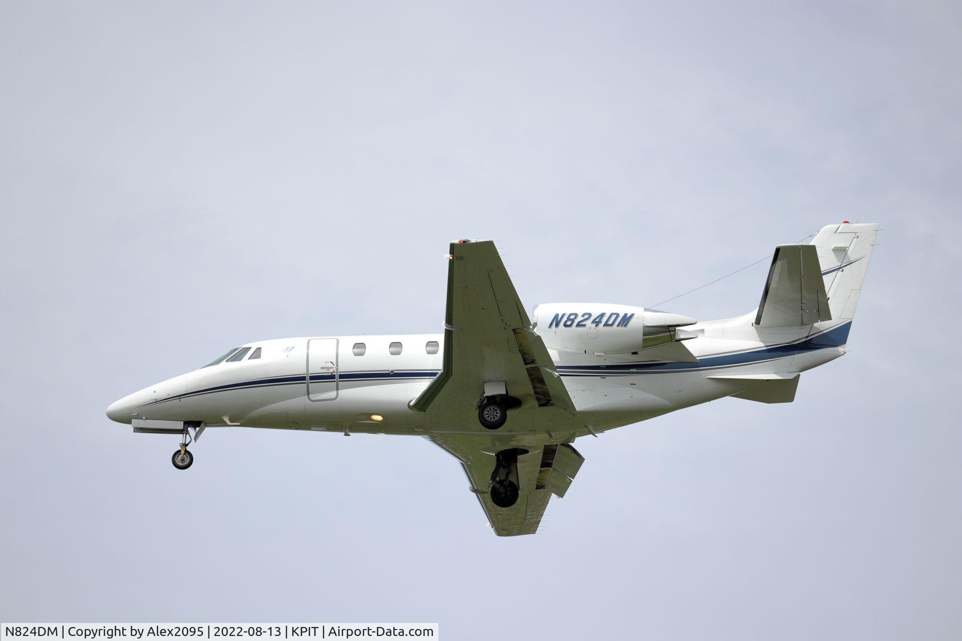 N824DM, Cessna 560XL C/N 560-6090, KBOS-KPIT