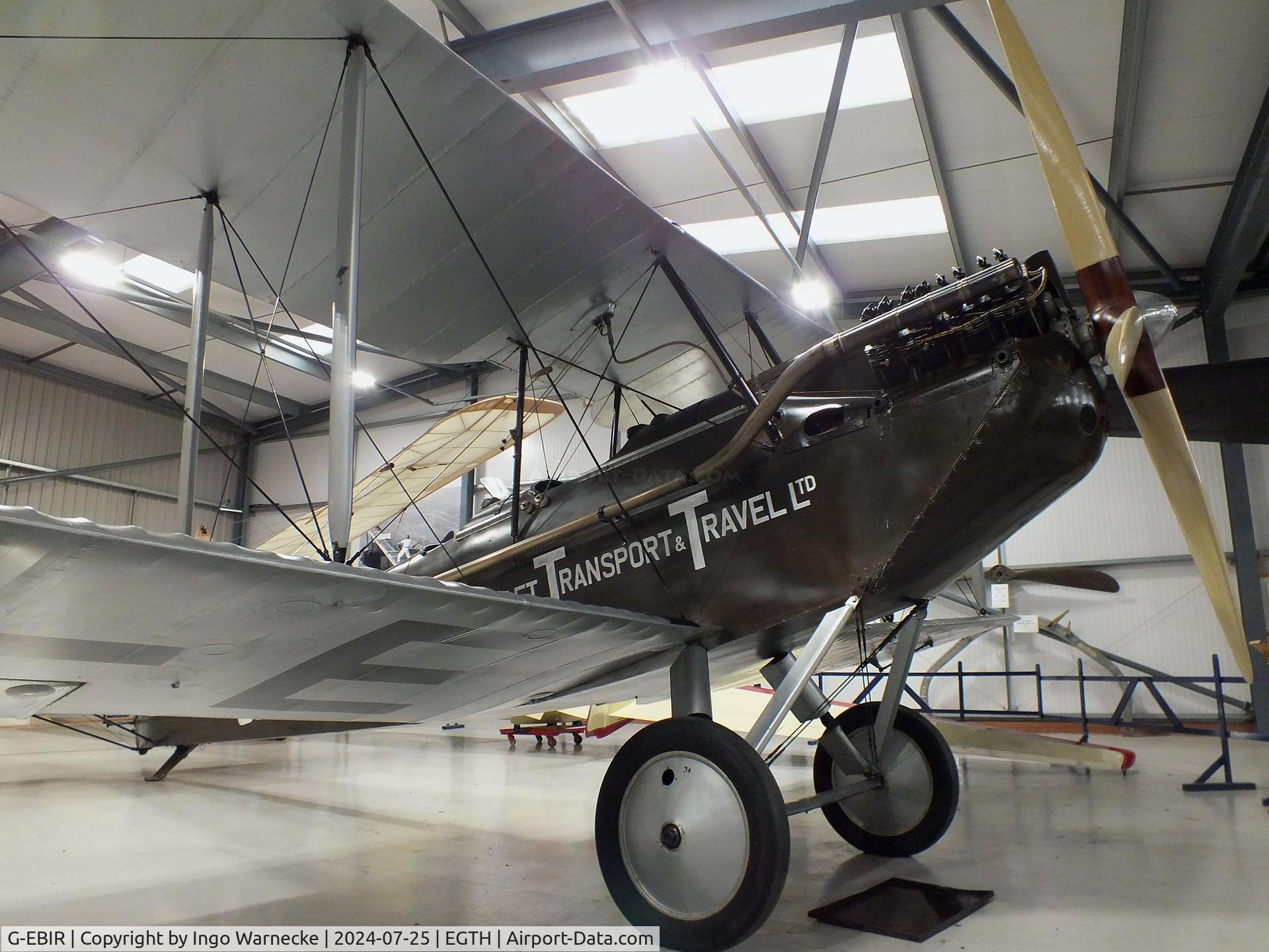 G-EBIR, 1924 De Havilland DH.51Moth C/N 102, De Havilland D.H.51 at the Shuttleworth Collection, Biggleswade