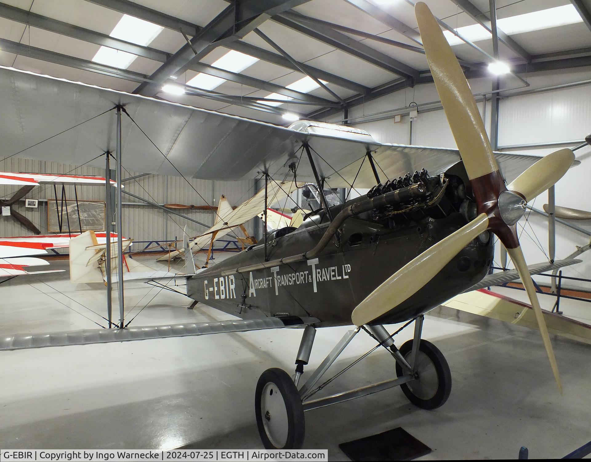 G-EBIR, 1924 De Havilland DH.51Moth C/N 102, De Havilland D.H.51 at the Shuttleworth Collection, Biggleswade