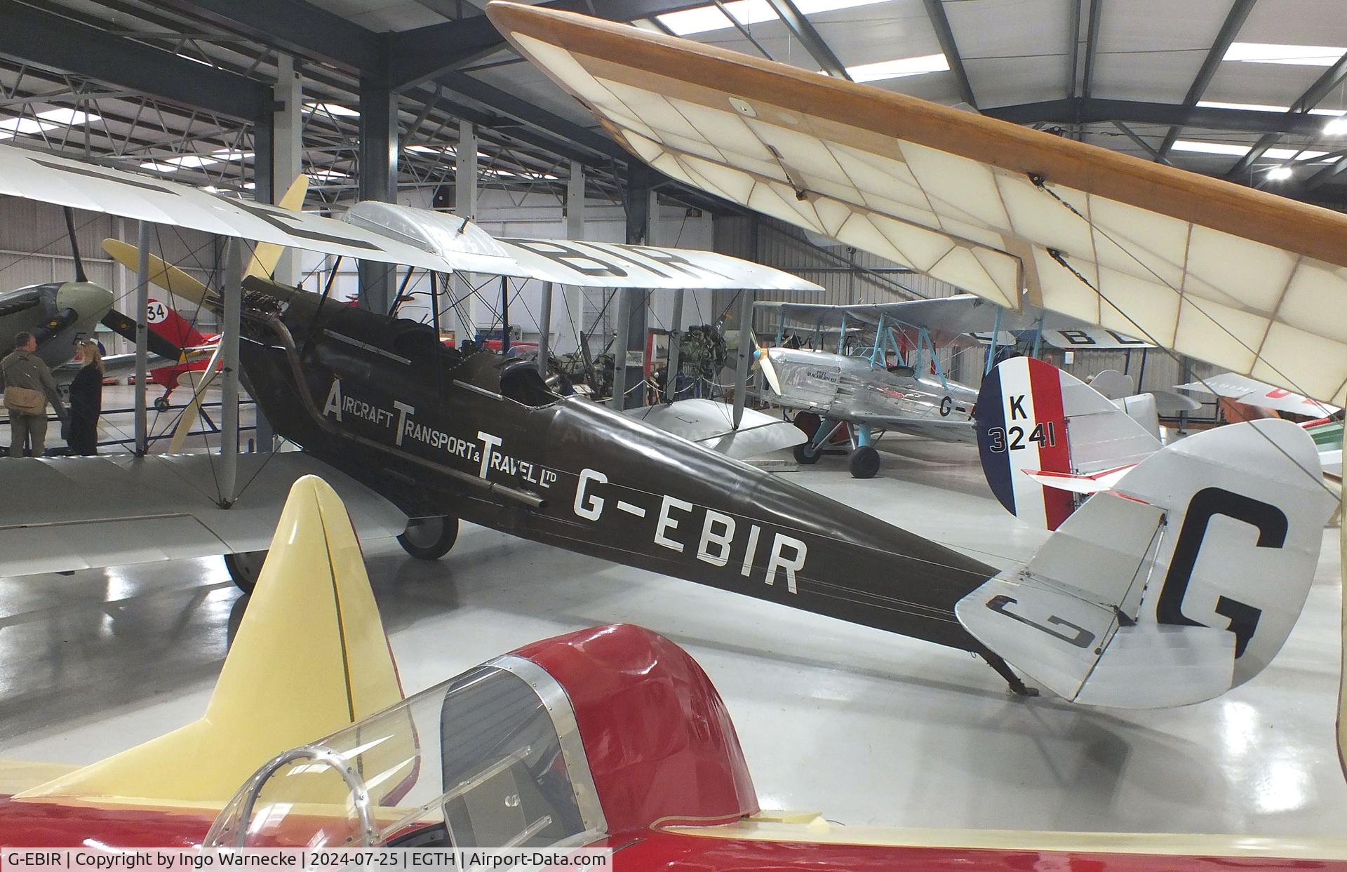 G-EBIR, 1924 De Havilland DH.51Moth C/N 102, De Havilland D.H.51 at the Shuttleworth Collection, Biggleswade