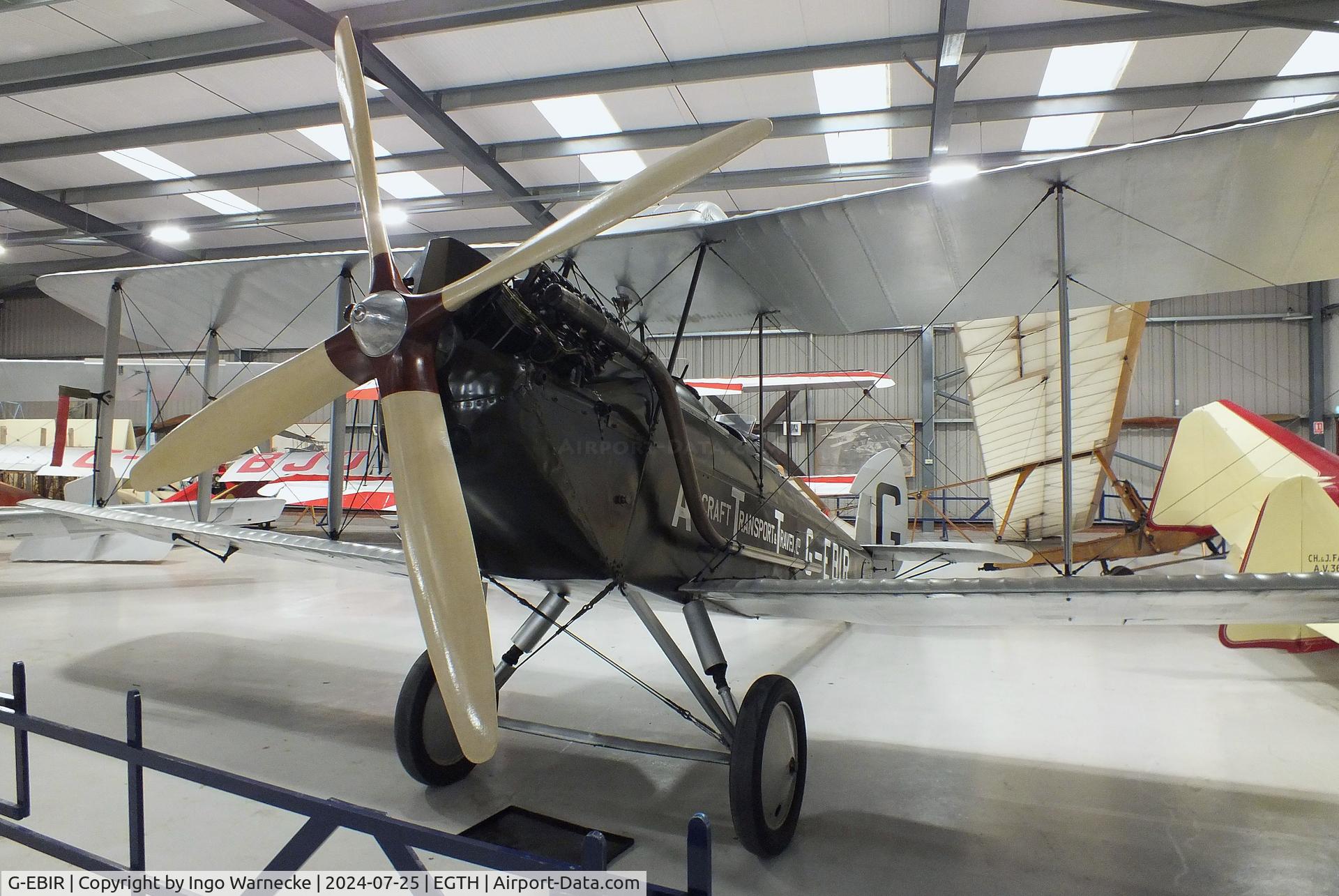 G-EBIR, 1924 De Havilland DH.51Moth C/N 102, De Havilland D.H.51 at the Shuttleworth Collection, Biggleswade