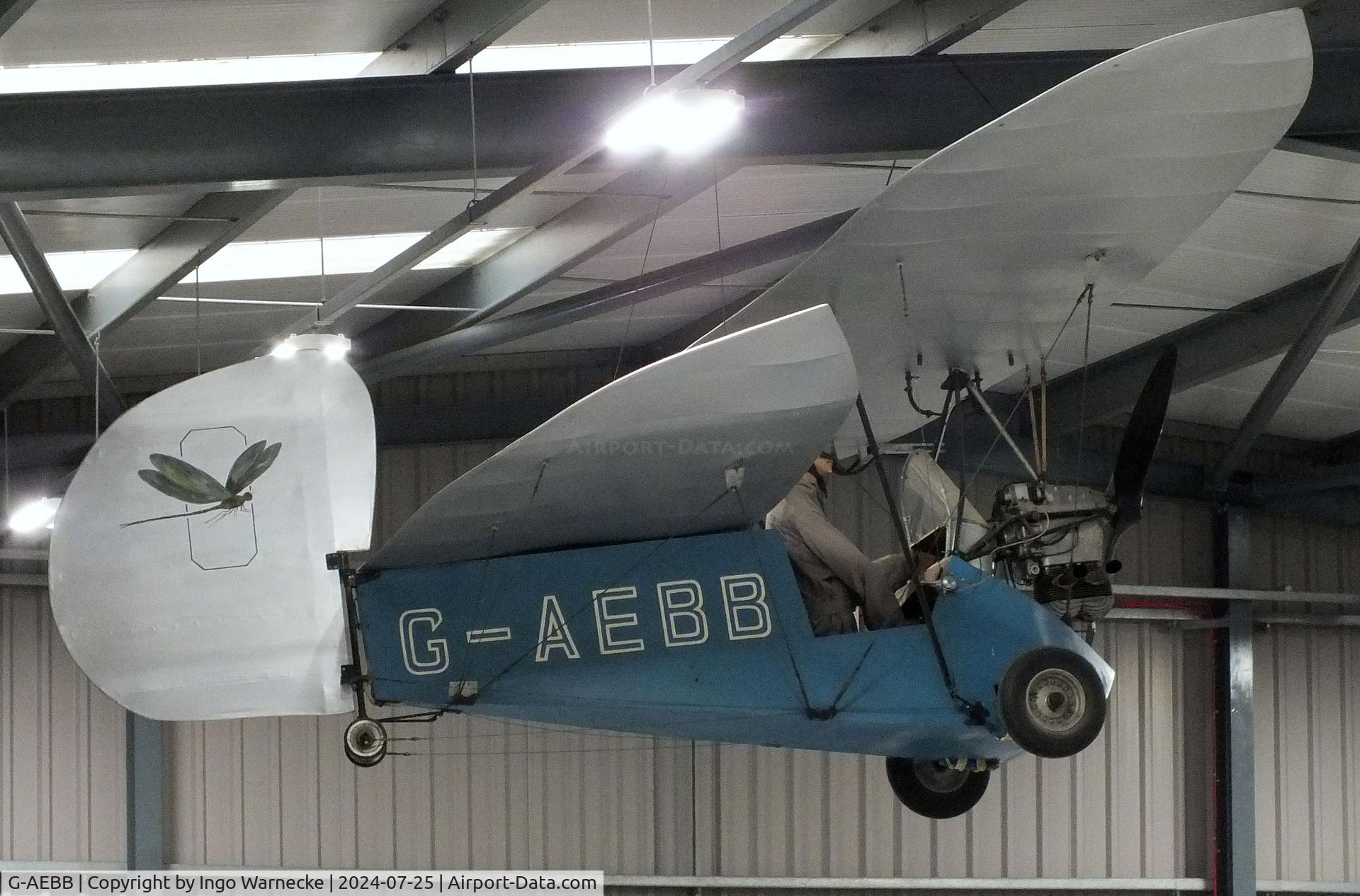 G-AEBB, Mignet HM.14 Pou-du-Ciel C/N KWO.1, Mignet HM.14 Pou-du-Ciel at the Shuttleworth Collection, Biggleswade