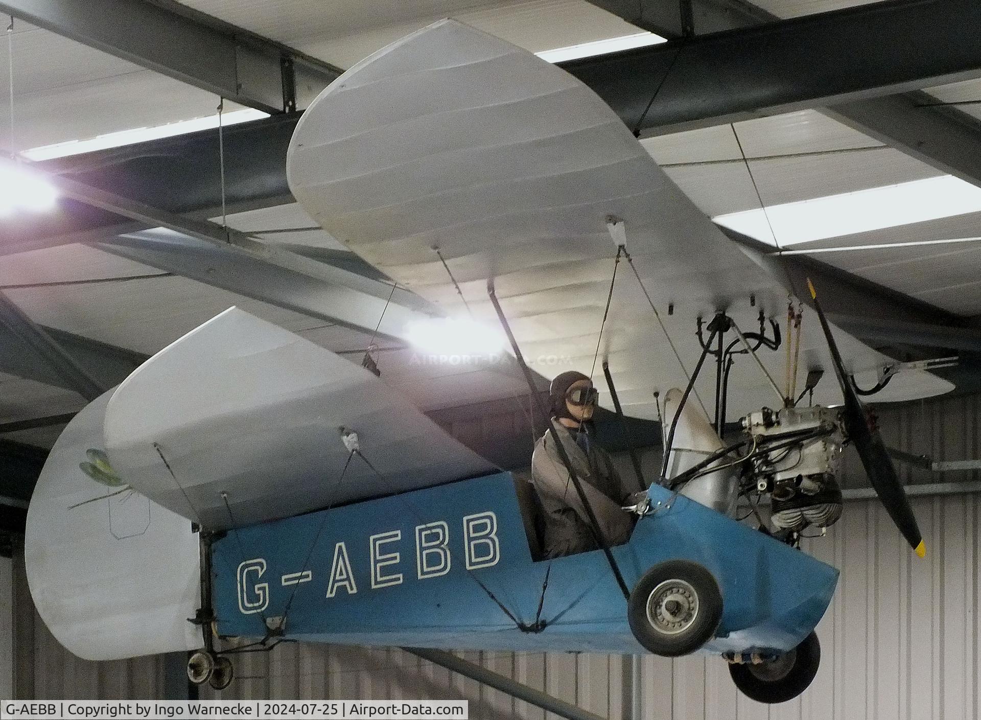 G-AEBB, Mignet HM.14 Pou-du-Ciel C/N KWO.1, Mignet HM.14 Pou-du-Ciel at the Shuttleworth Collection, Biggleswade