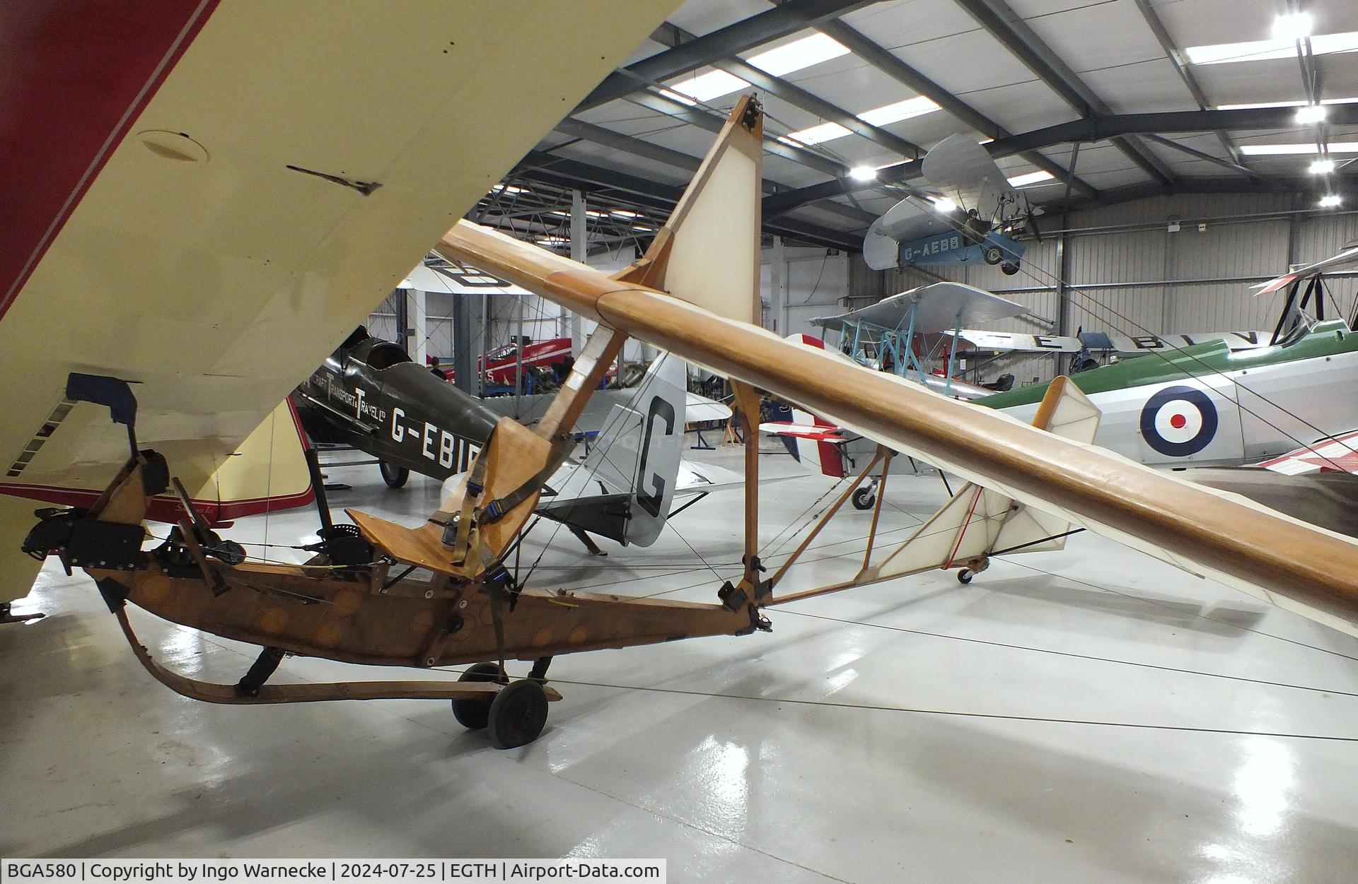 BGA580, 1936 Schneider S.G.38 C/N Not found BGA580, Elliots of Newbury EoN Type 7 Primary Mk1 (SG-38 copy) at the Shuttleworth Collection, Biggleswade