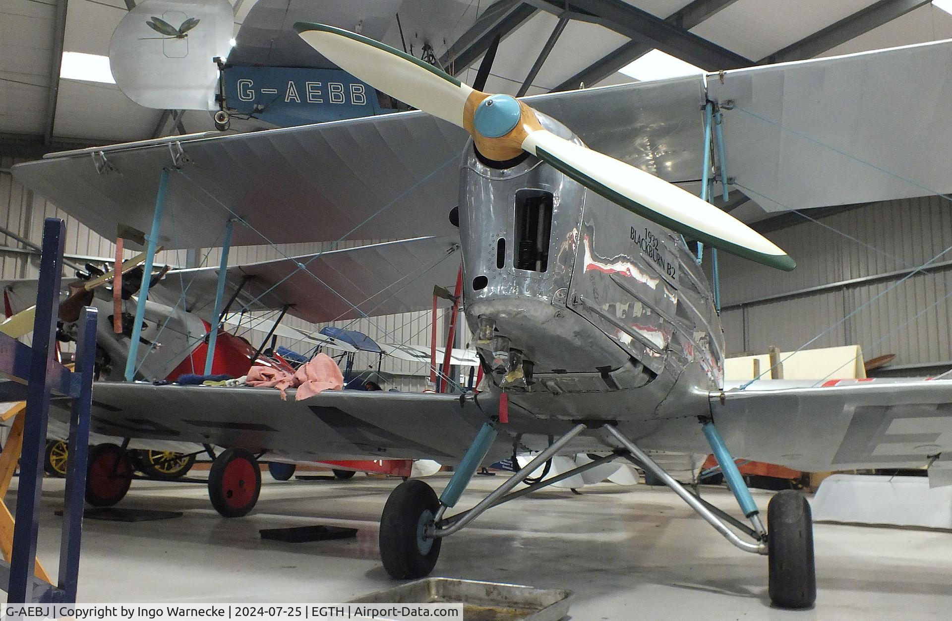 G-AEBJ, 1936 Blackburn B.2 Series 1 C/N 6300/8, Blackburn B.2 Series 1 at the Shuttleworth Collection, Biggleswade