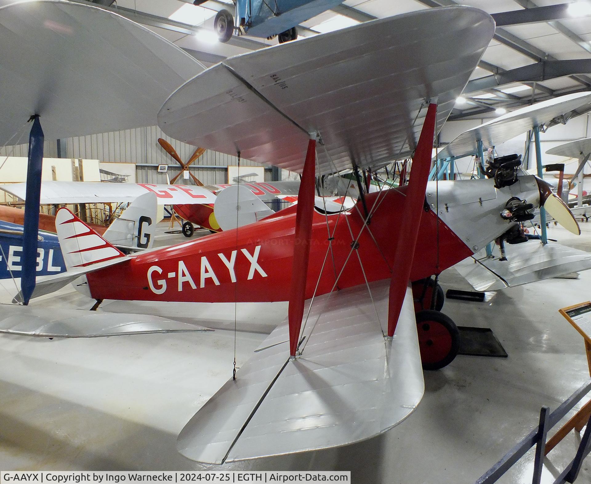 G-AAYX, 1930 Southern Martlet C/N 202, Southern Martlet at the Shuttleworth Collection, Biggleswade