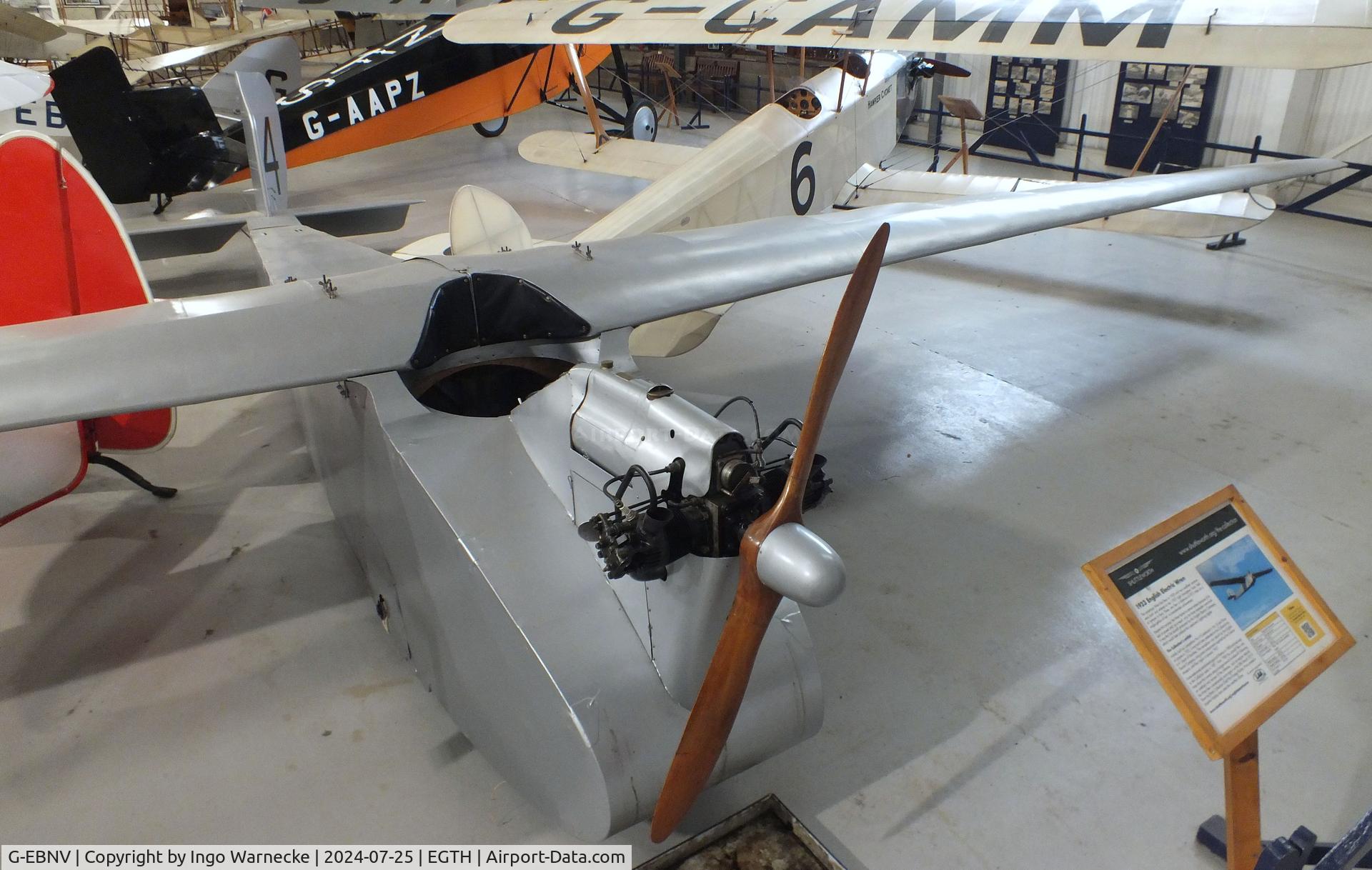 G-EBNV, 1923 English Electric Wren C/N 3, English Electric Wren at the Shuttleworth Collection, Biggleswade