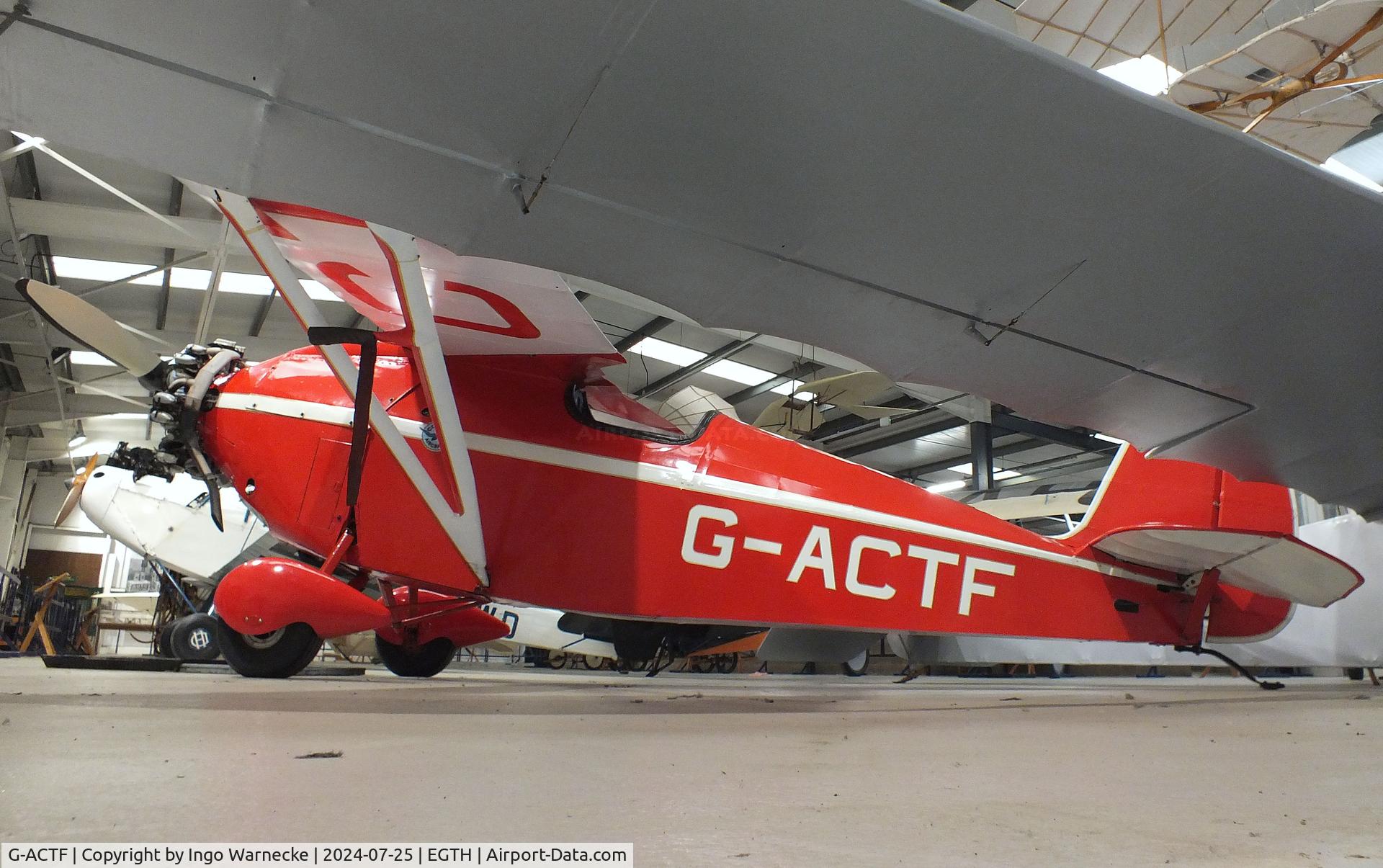 G-ACTF, 1932 Comper CLA-7 Swift C/N S32/9, Comper CLA-7 Swift at the Shuttleworth Collection, Biggleswade