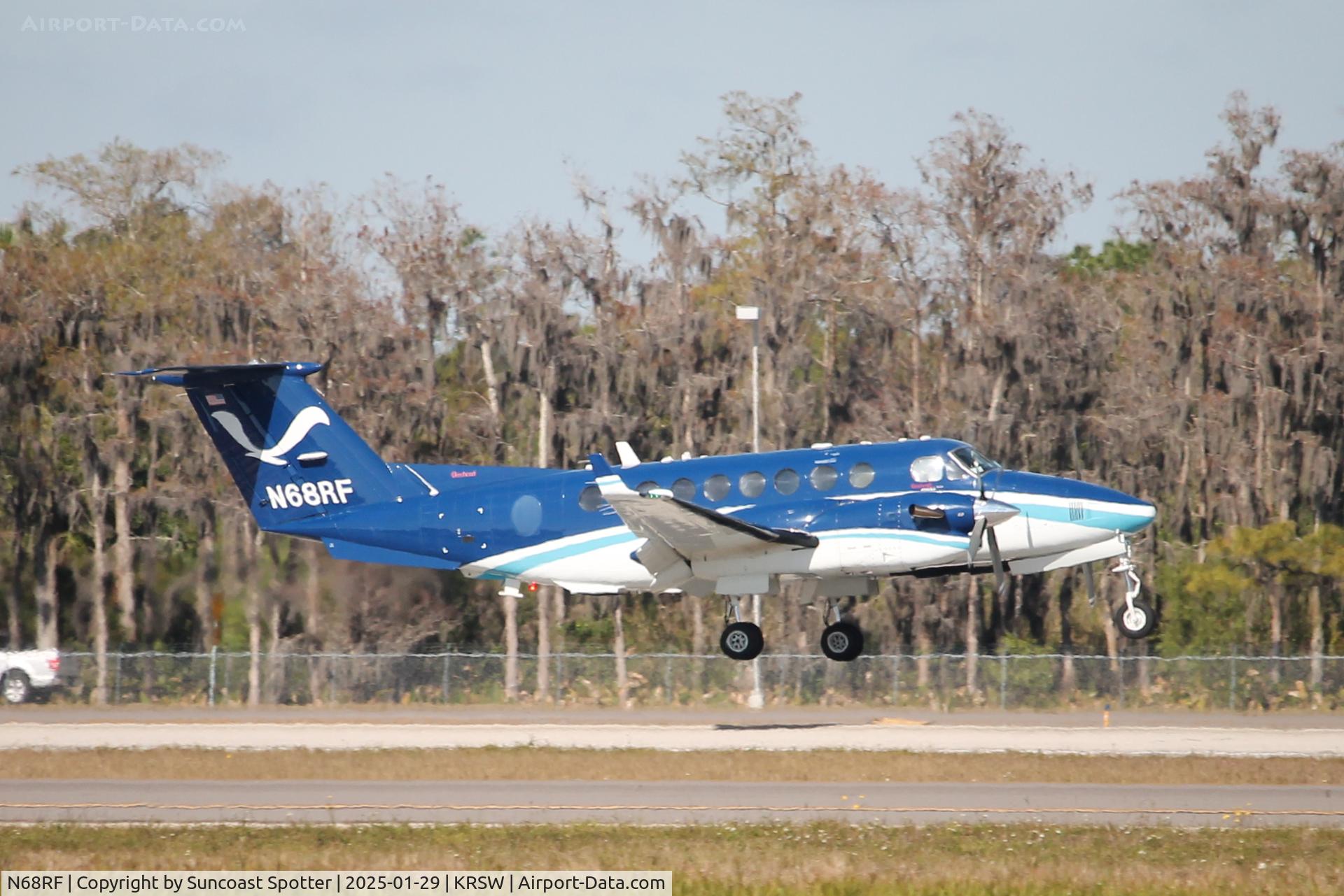 N68RF, 2008 Hawker Beechcraft Corp B300C King Air C/N FM-21, NOAA 68 arrives on Runway 6 at Southwest Florida International Airport following flight from Lakeland Linder International Airport