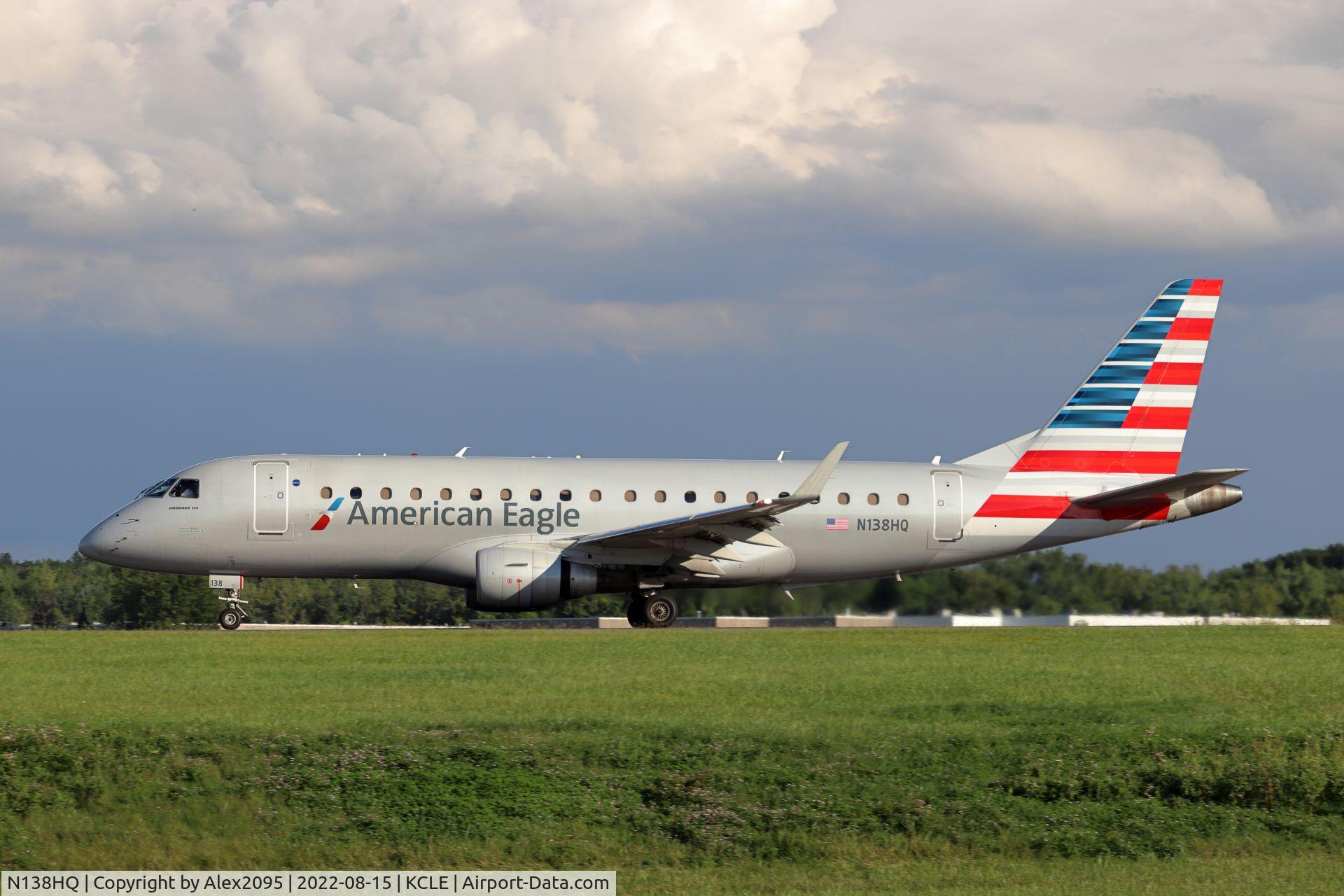 N138HQ, 2008 Embraer 175LR (ERJ-170-200LR) C/N 17000234, American Eagle #4729 KCLE-KJFK