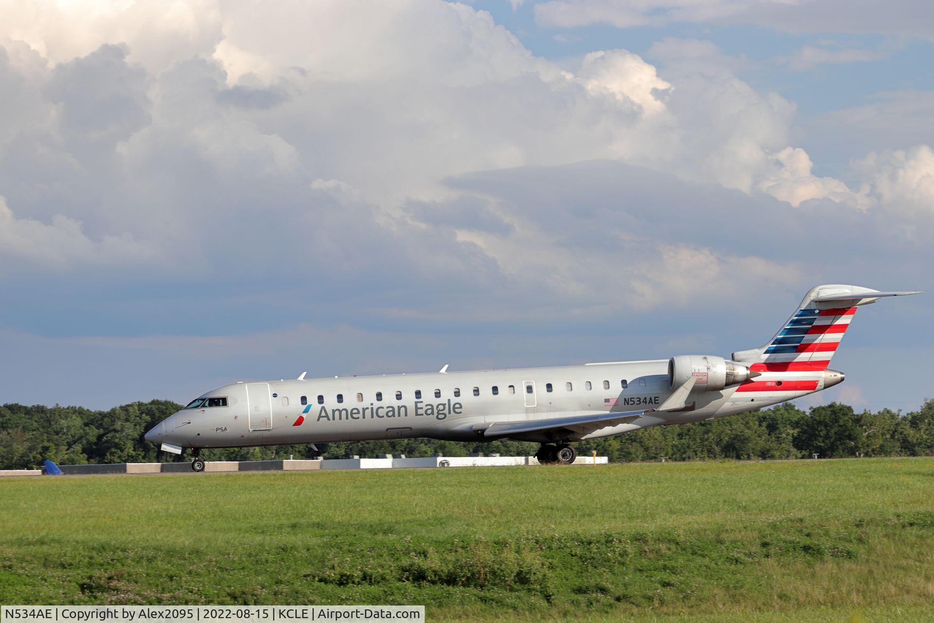 N534AE, 2010 Bombardier CRJ-702 (CL-600-2C10) Regional Jet C/N 10312, American Eagle #5197 KCLE-KDCA