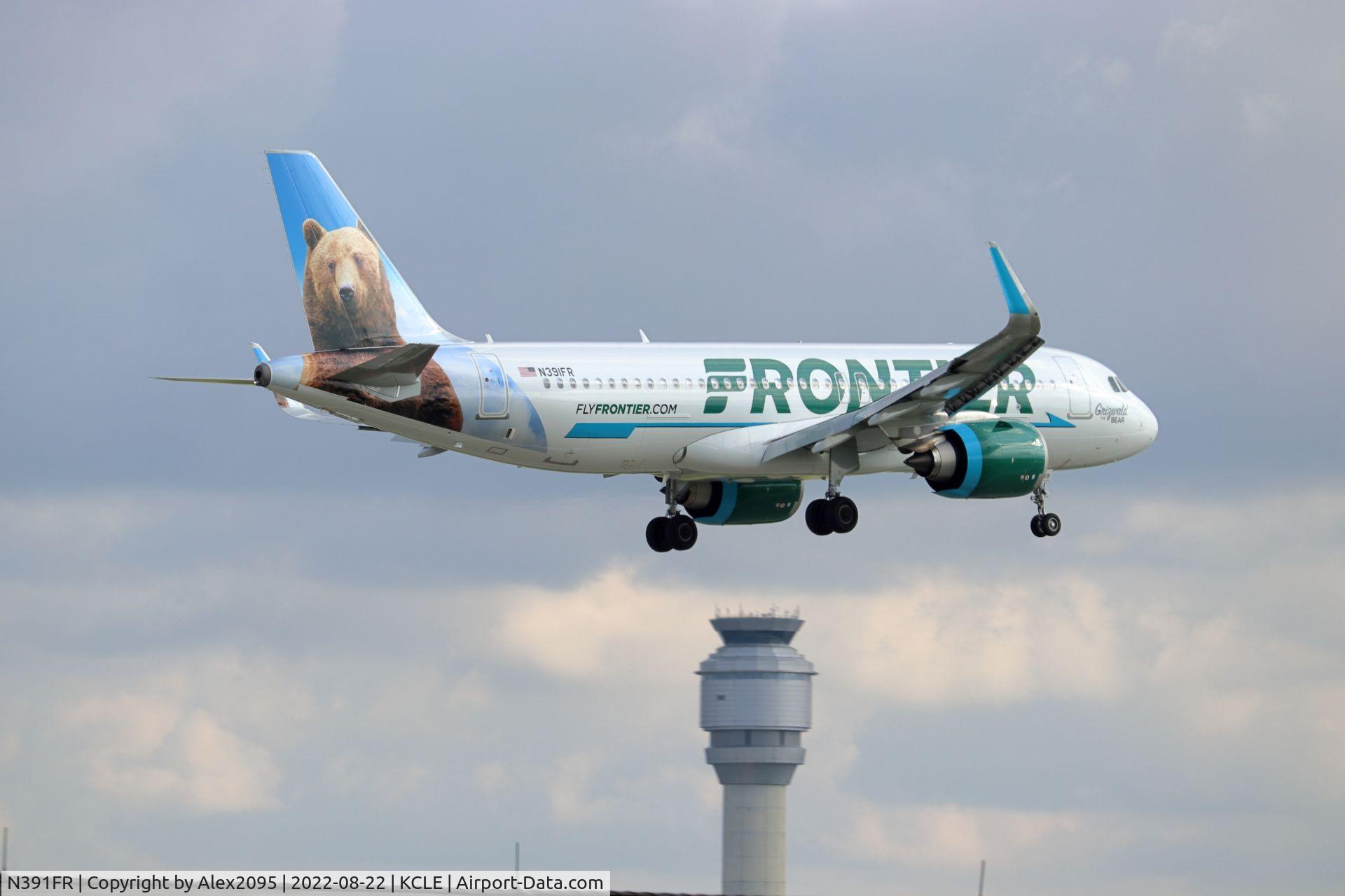 N391FR, 2022 Airbus A320-251N C/N 10838, Frontier #2450 KATL-KCLE