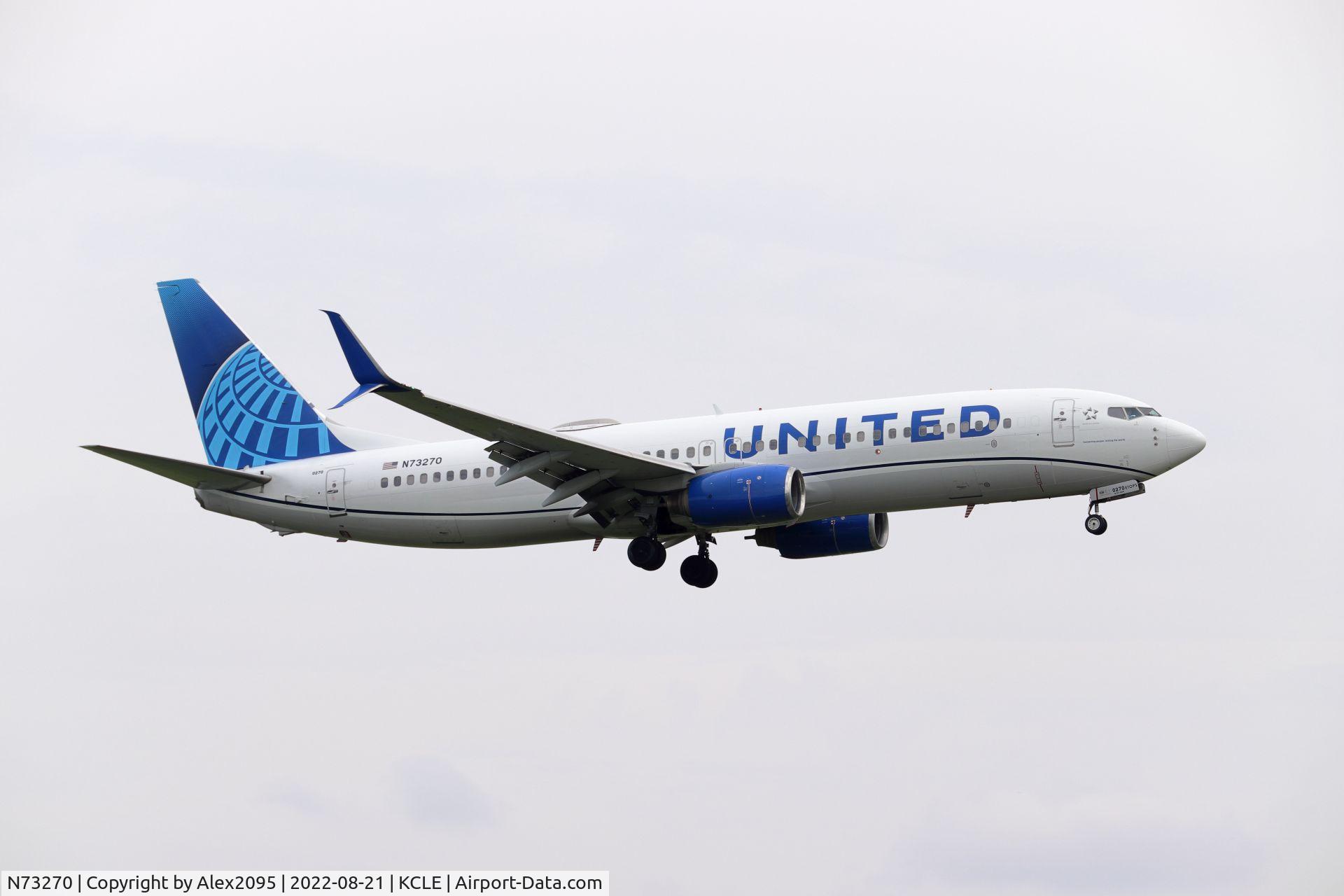 N73270, 2001 Boeing 737-824 C/N 31632, United #405 KDEN-KCLE